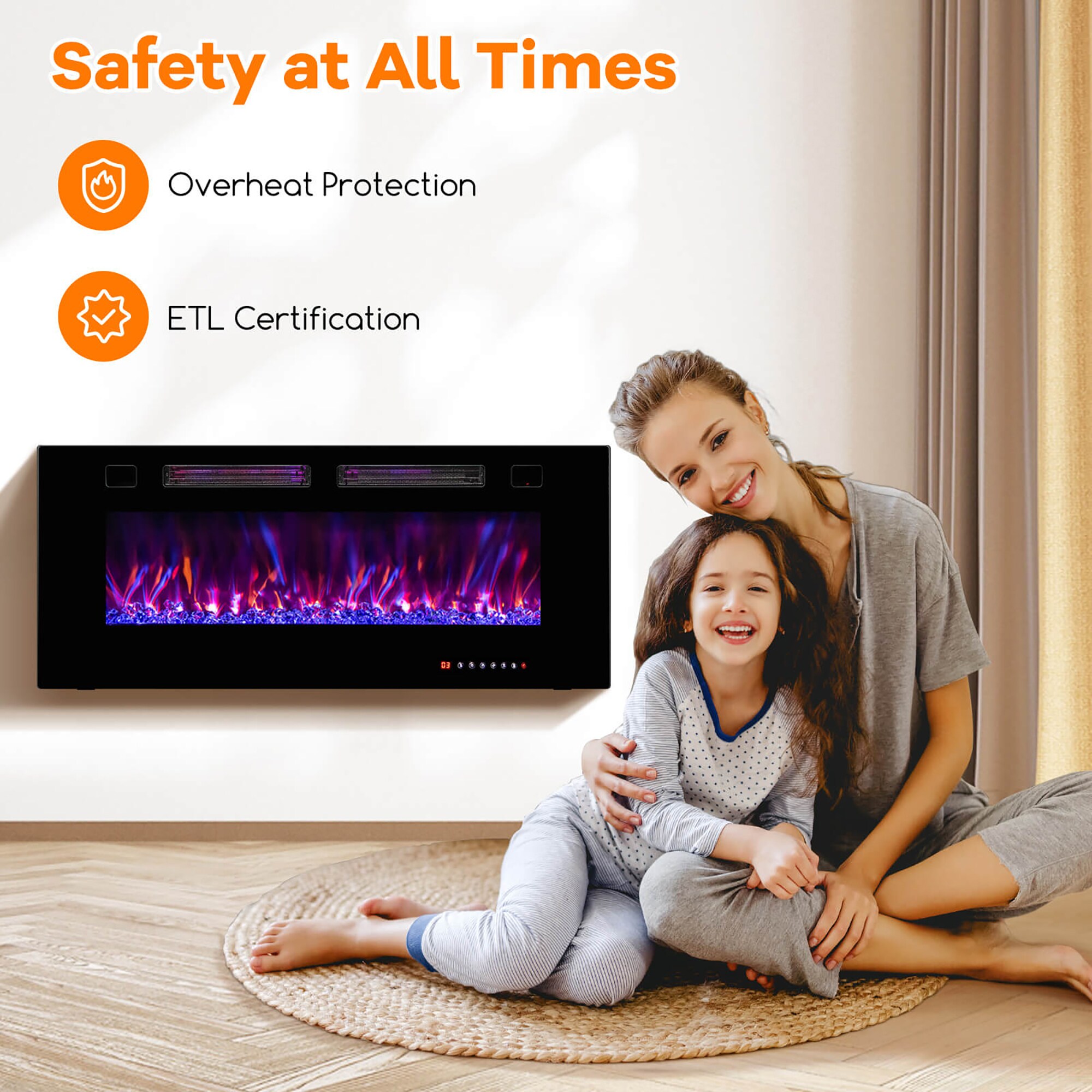 Goplus FP10235US-42 Electric-Fireplaces - View #8