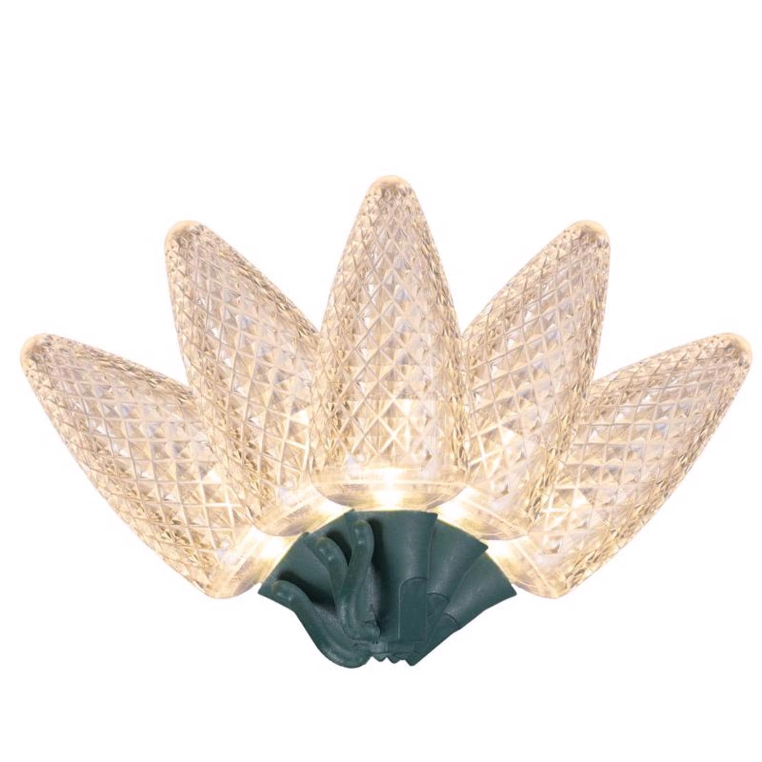 Celebrations -  Platinum LED C9 Warm White 25 ct String Christmas Lights 25 ft.