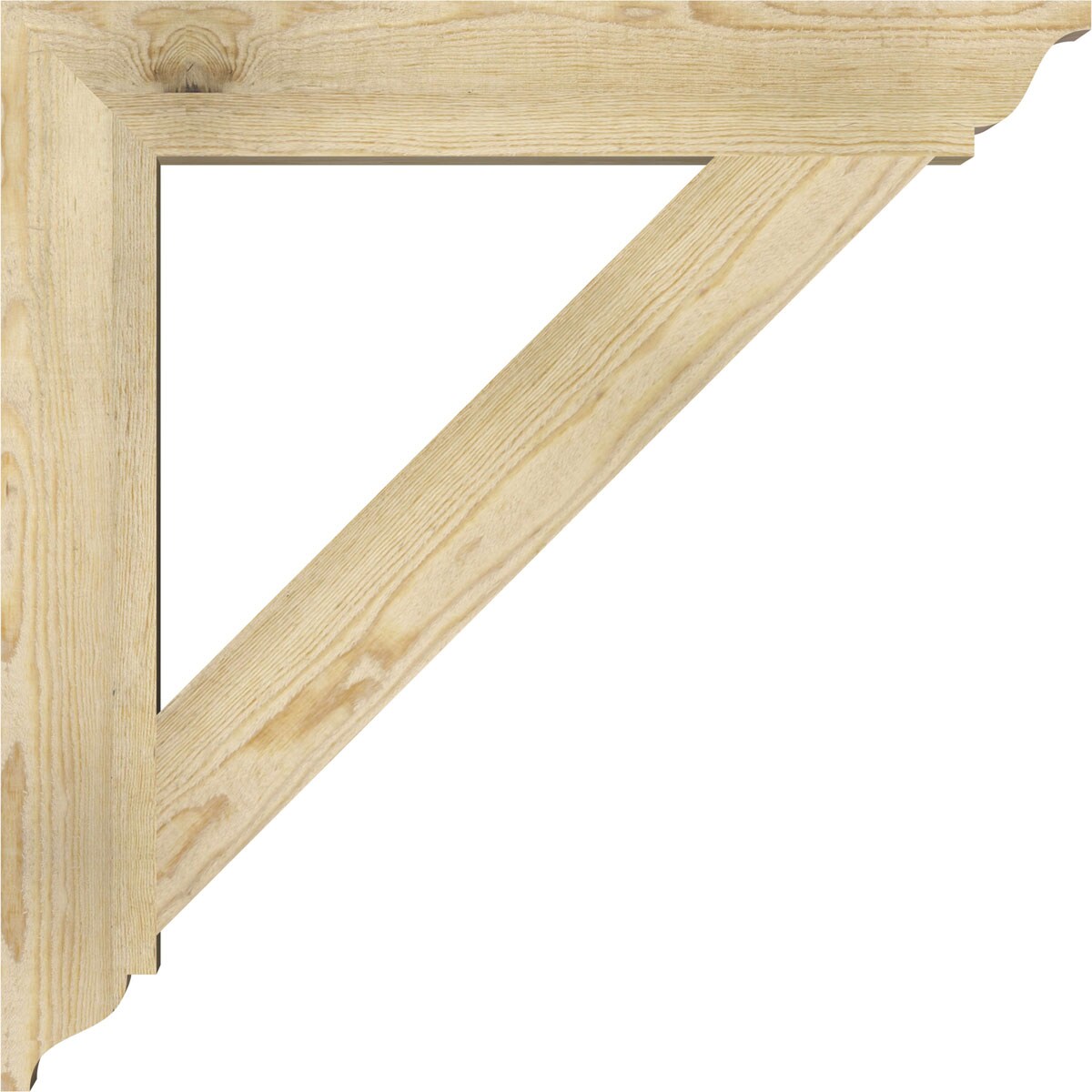 Ekena Millwork BKT04X28X28TRA01RDF Exterior-Brackets-Braces - View #3