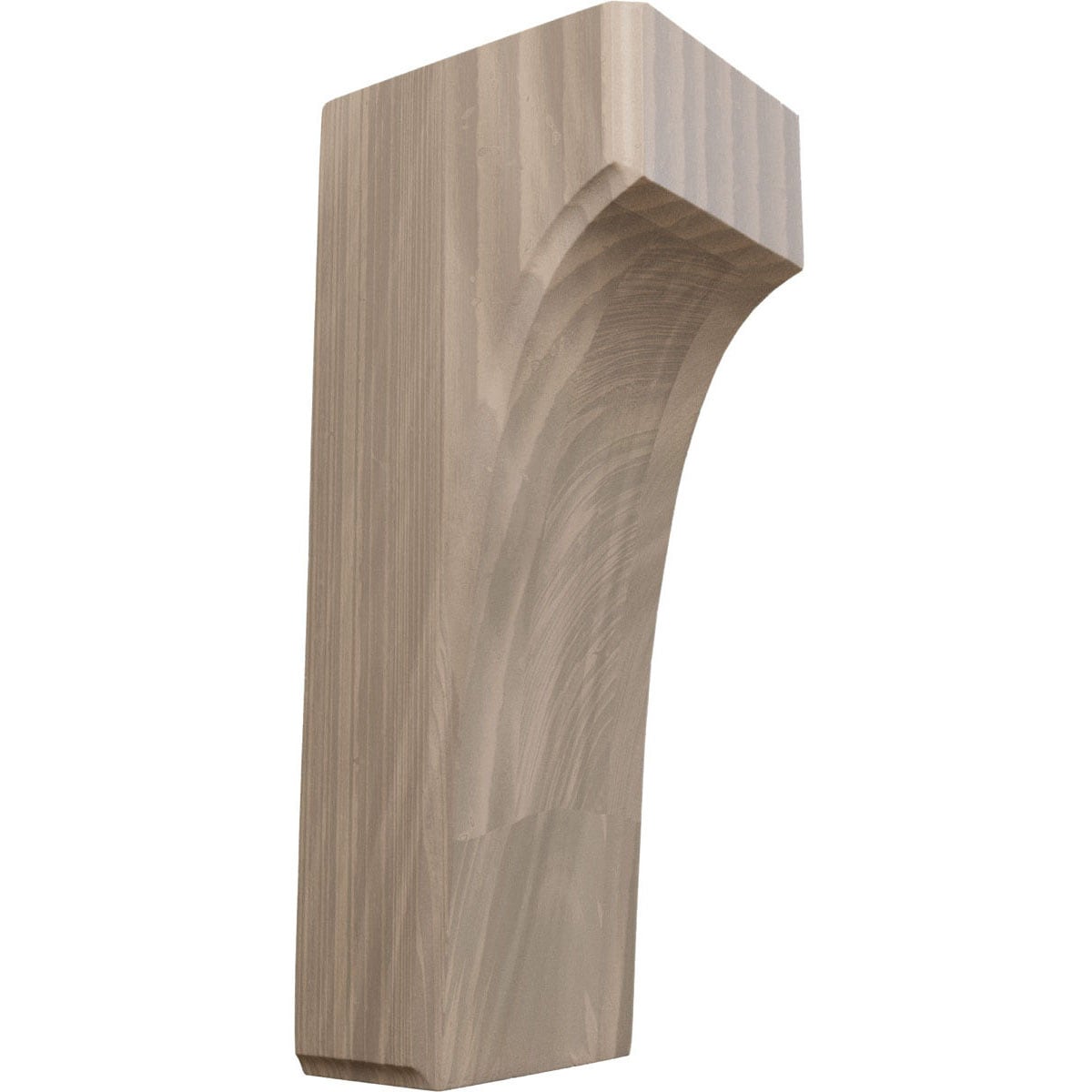 Ekena Millwork BKTW04X04X10CVWA Clarksville 3-1/2-in x 4-in x 10-in Walnut Wood Standard Bracket