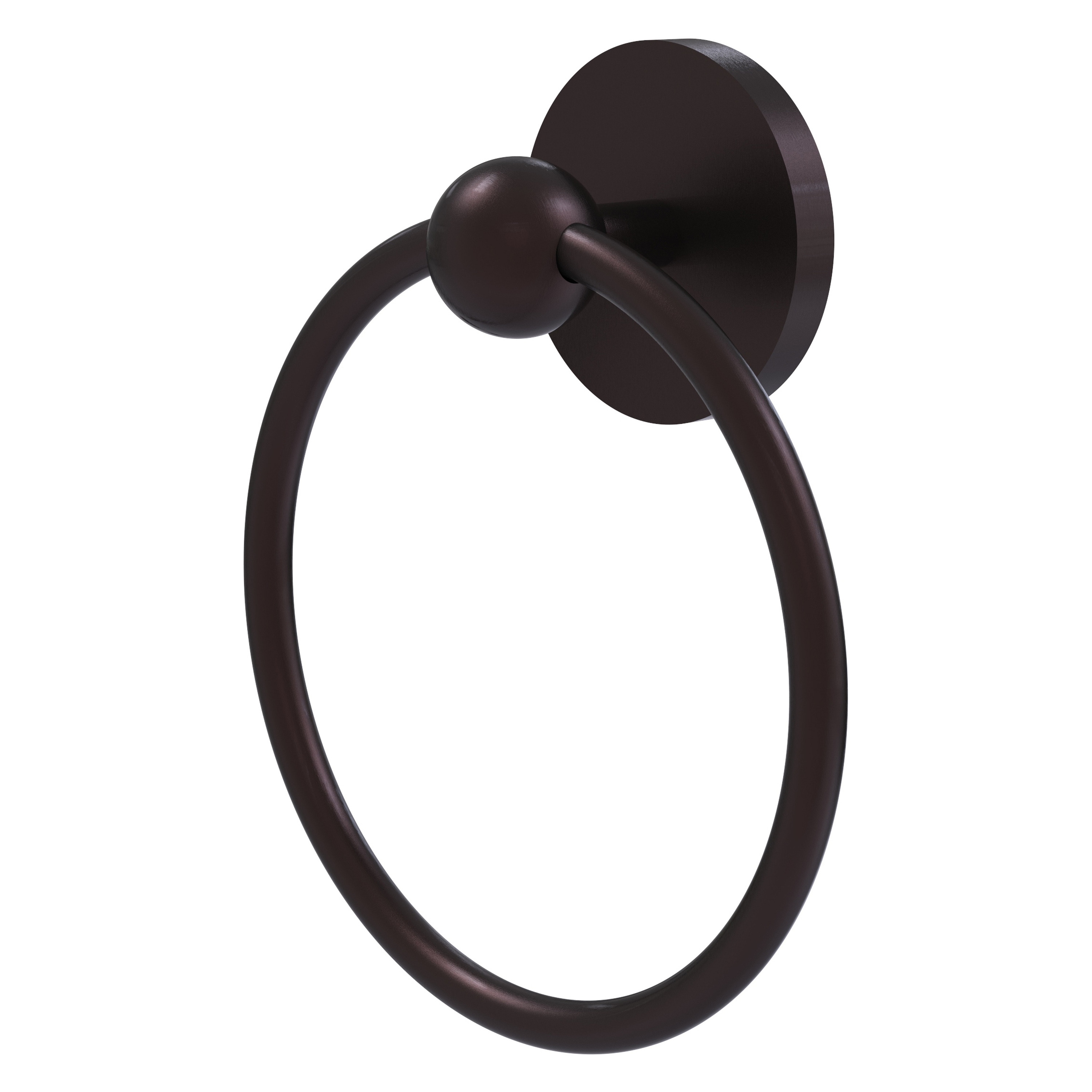 Allied Brass 1016-ABZ Skyline Antique Bronze Wall mount Single Towel Ring