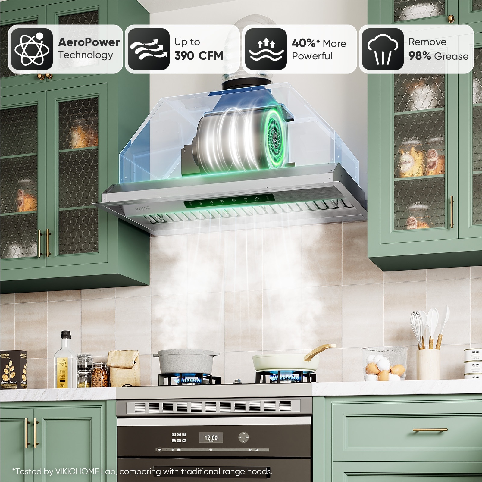 VIKIO VIKRB30-42-1 Undercabinet-Range-Hoods - View #3