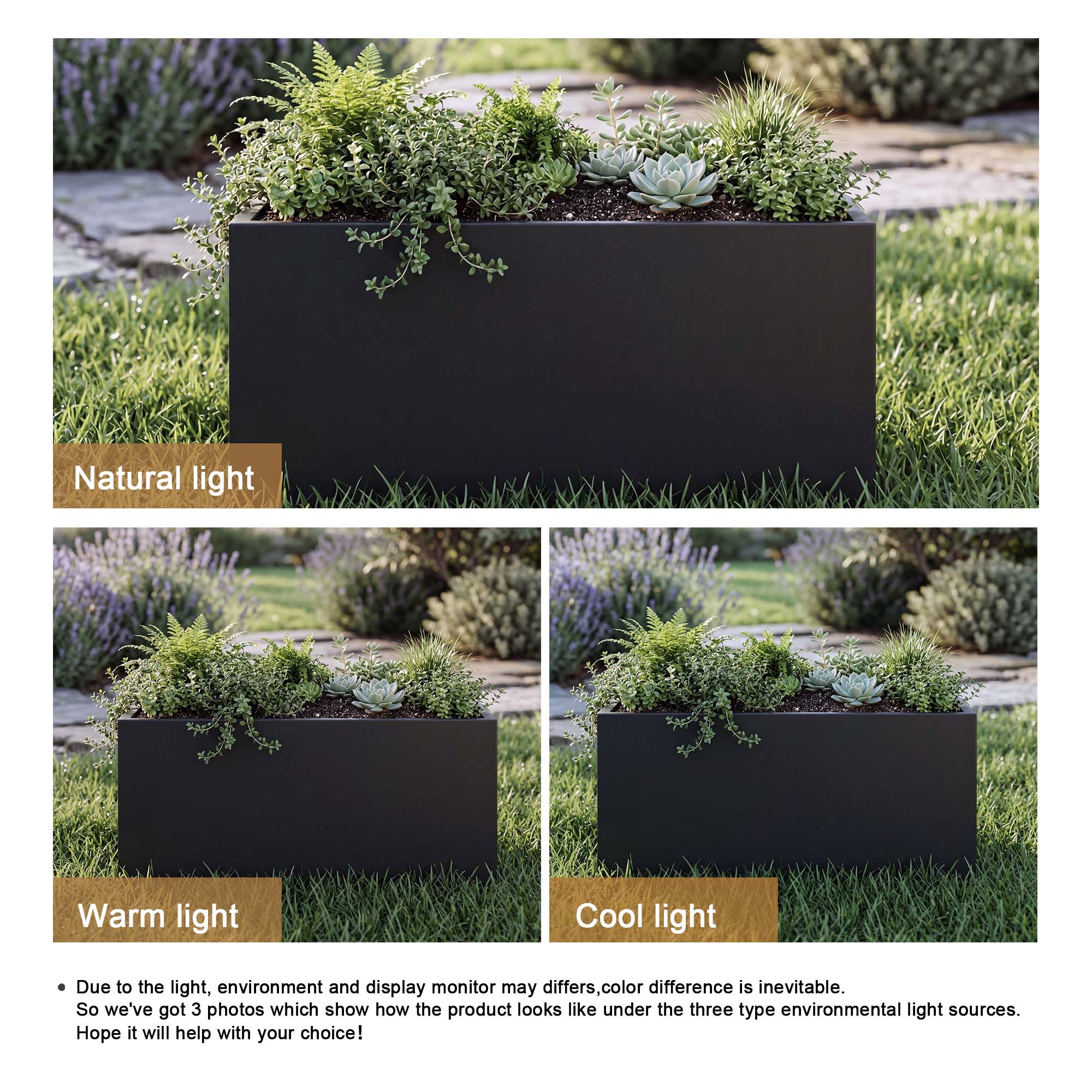 Dreamsidea LS-OB1005-BLACK Raised-Planter-Boxes - View #4