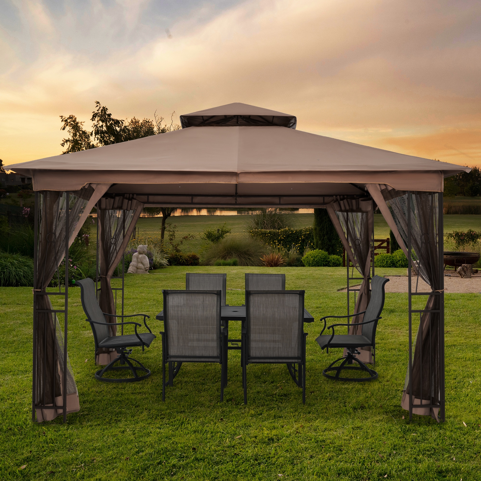  EL-ZPTY-K-WL3 Wood-Resin-Gazebos - View #9