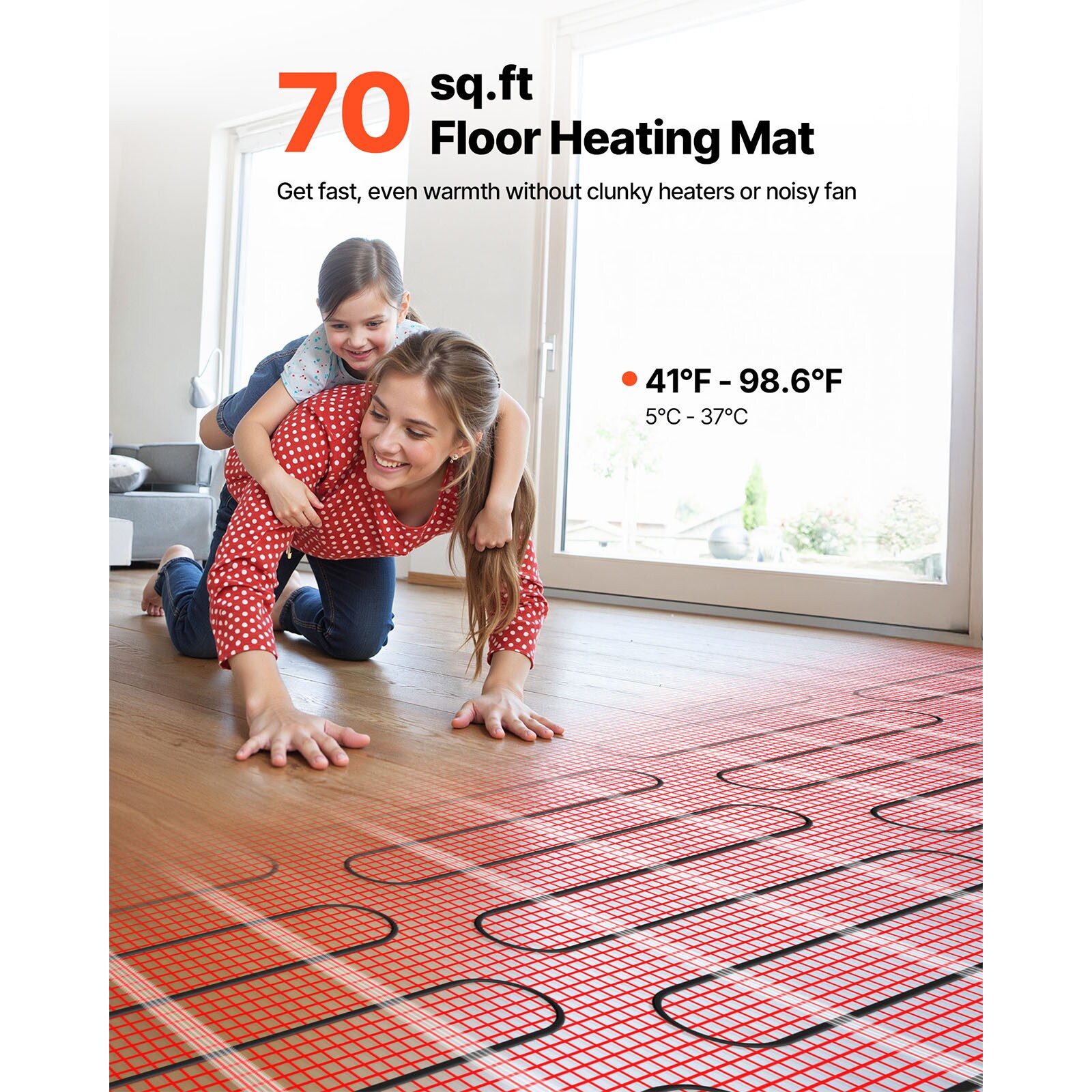 VEVOR SCZZWXDBCNTJ13410V6 Underfloor-Heating - View #2