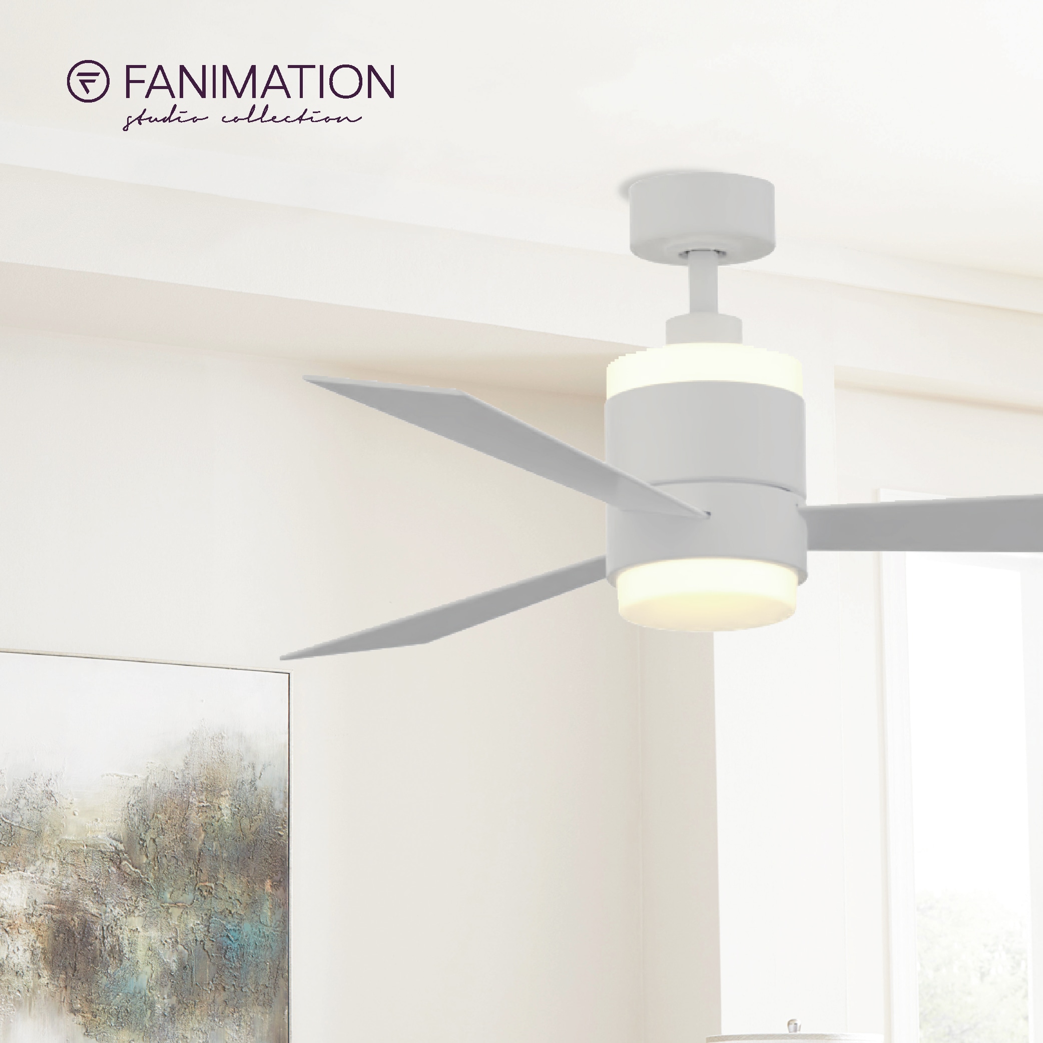 Fanimation Studio Collection LP8577LMW Ceiling-Fans - View #3