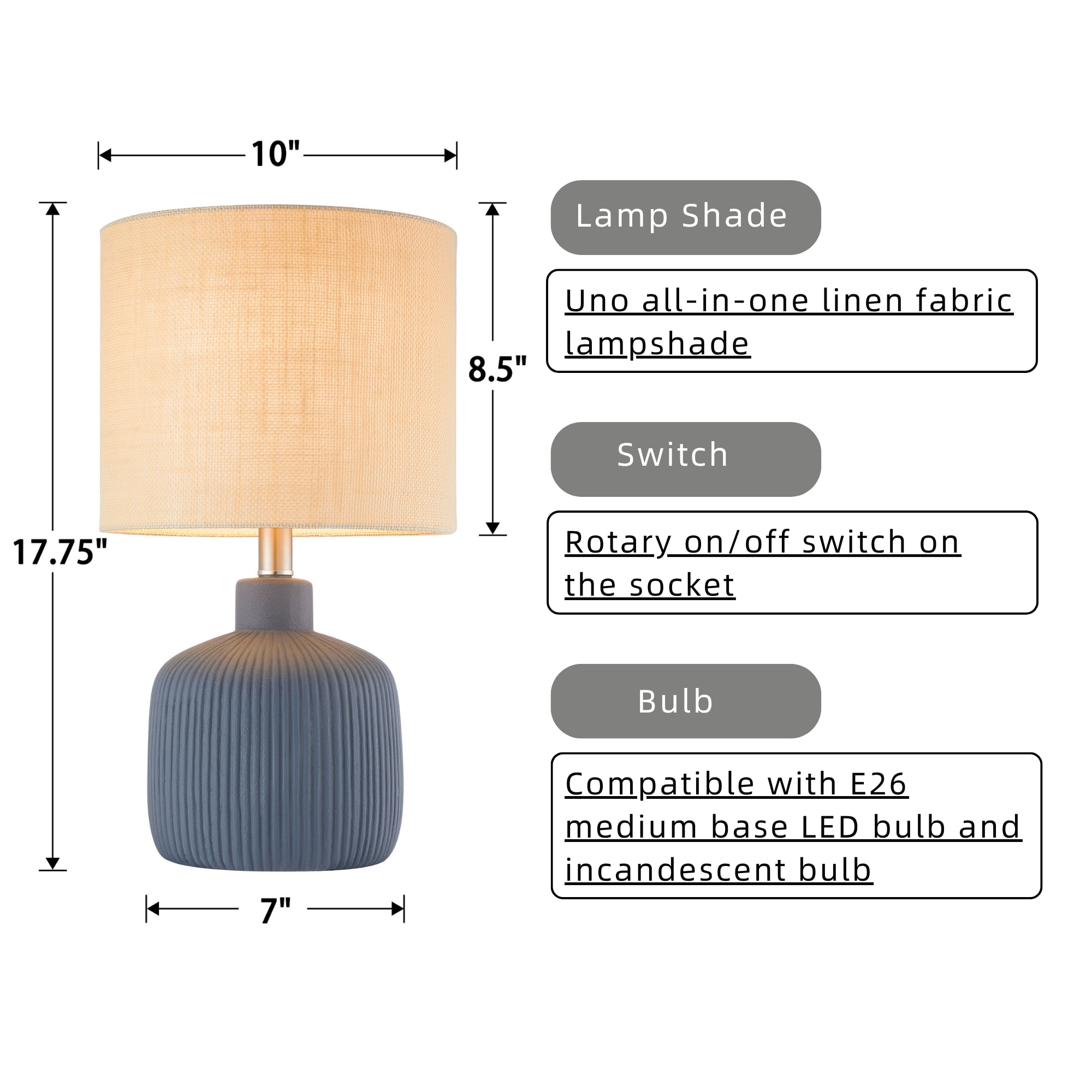 KAWOTI 21466 Table-Lamps - View #7