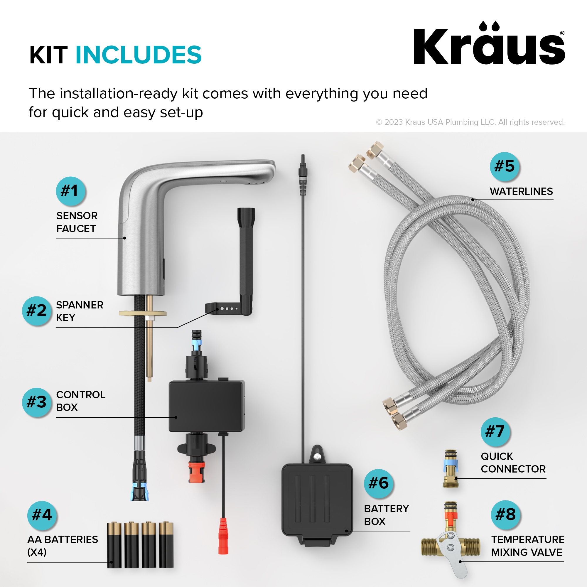 Kraus KSB-10001SFS Lavatory-Faucets - View #14