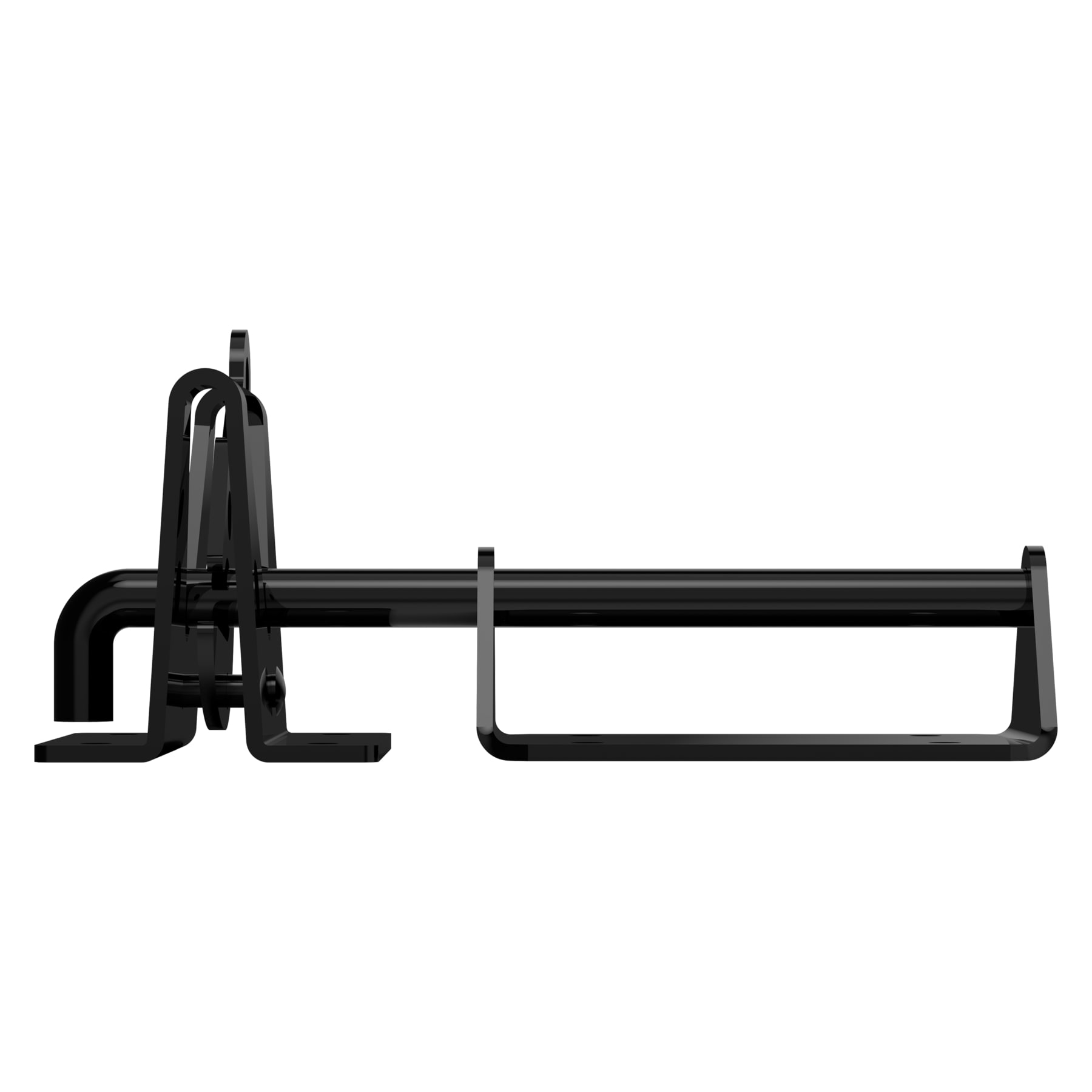 Heavy Duty Black Steel Gate Latch, 7.57 inches
