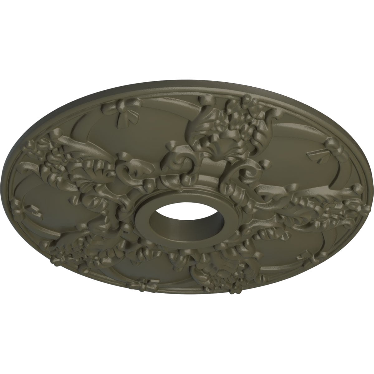 Ekena Millwork CM18NOWHF Ceiling-Medallions - View #2
