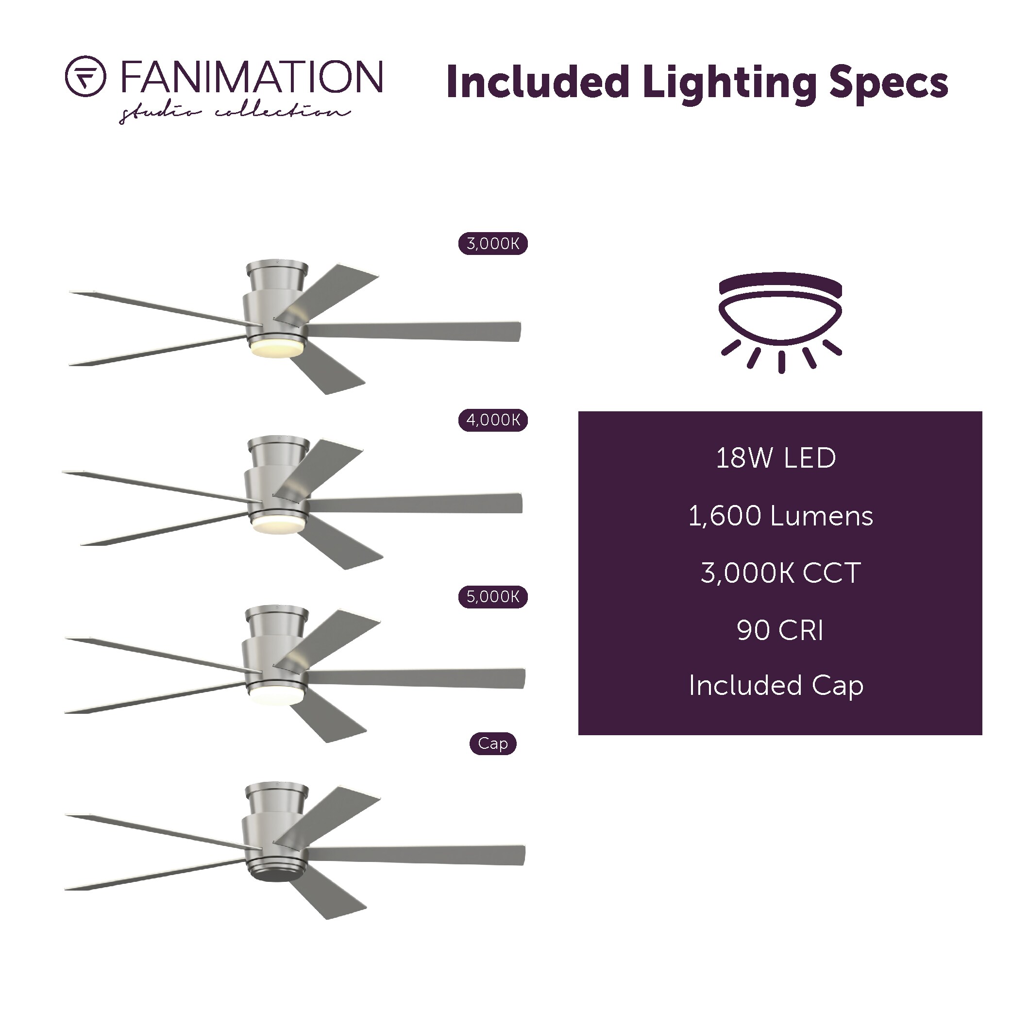 Fanimation Studio Collection LP7668LBN Ceiling-Fans - View #8