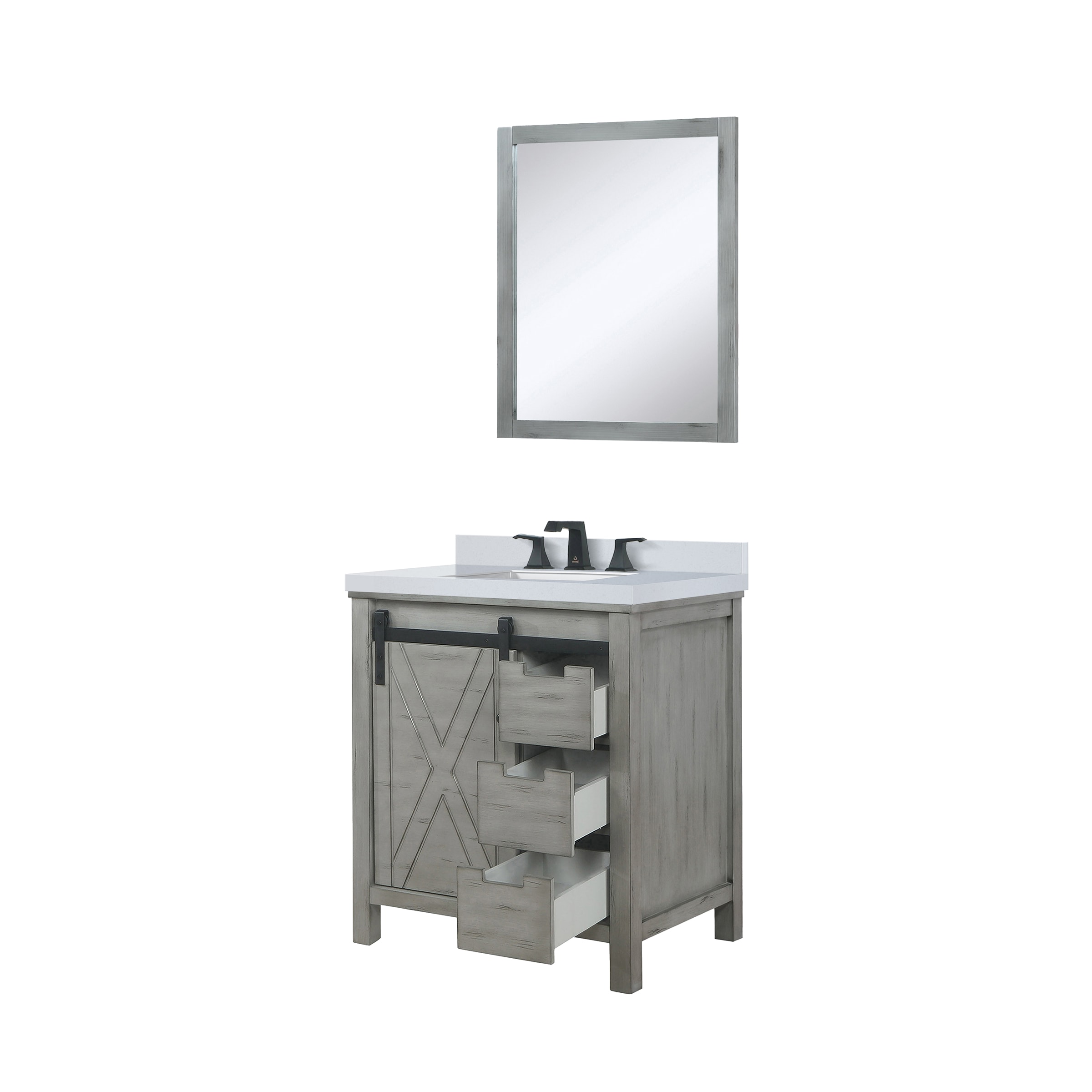 Lexora LM342230SHCSM28F Bath-Vanity-Combo - View #5