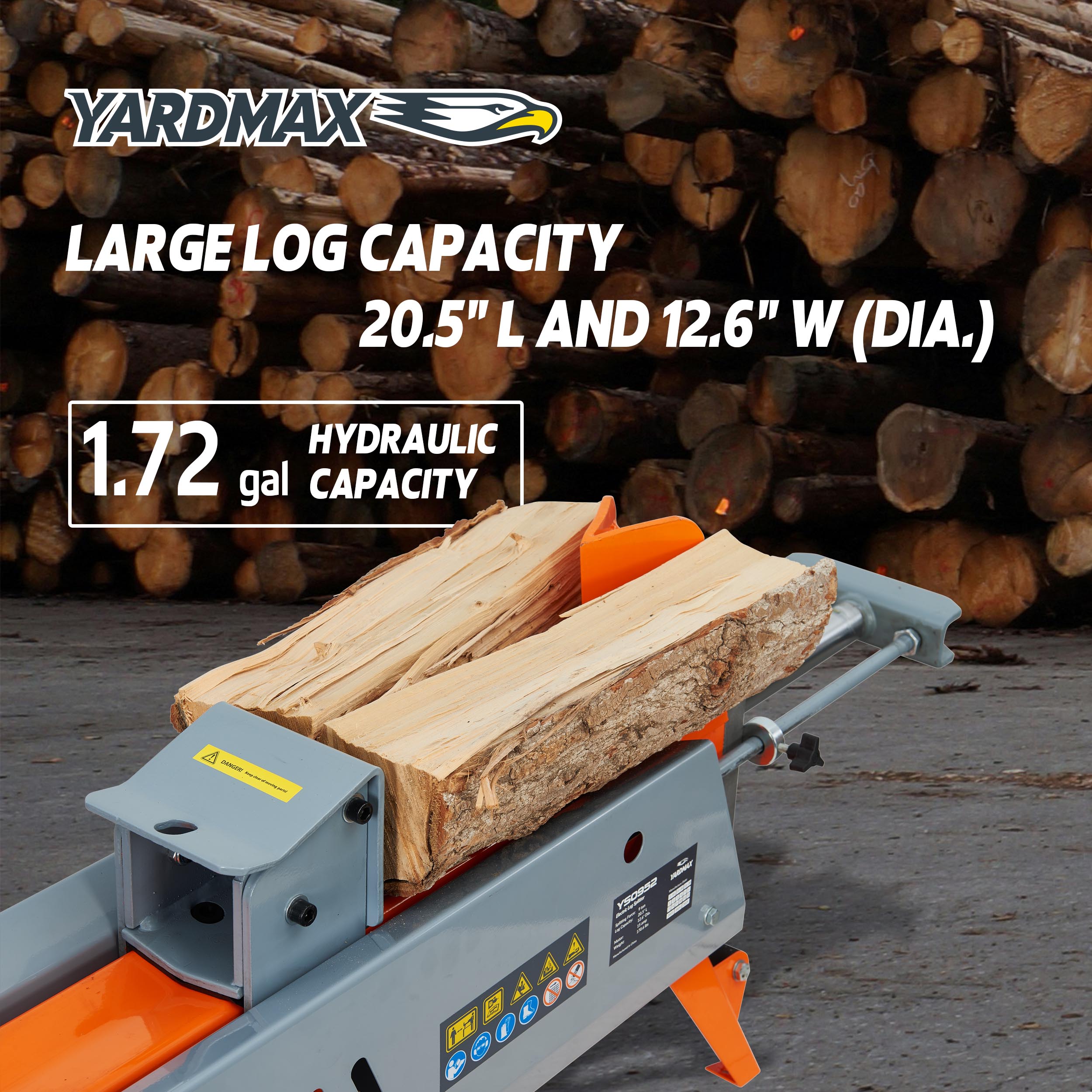 YARDMAX YS0952 Electric-Log-Splitters - View #9
