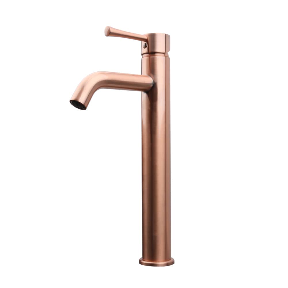 Akicon Copper Single Hole 1-Handle Bathroom Sink Faucet