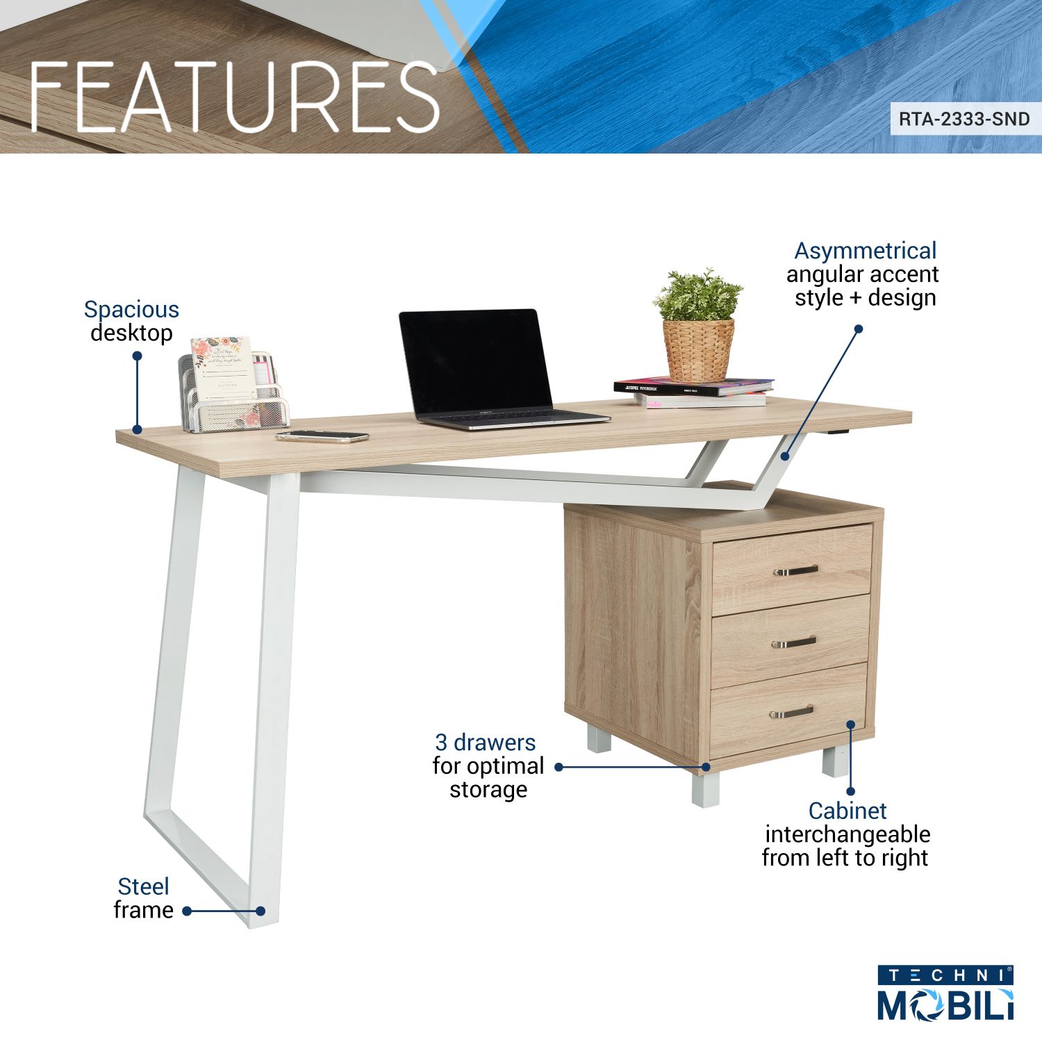 JASMODER RTA-2333-SND desks - View #3