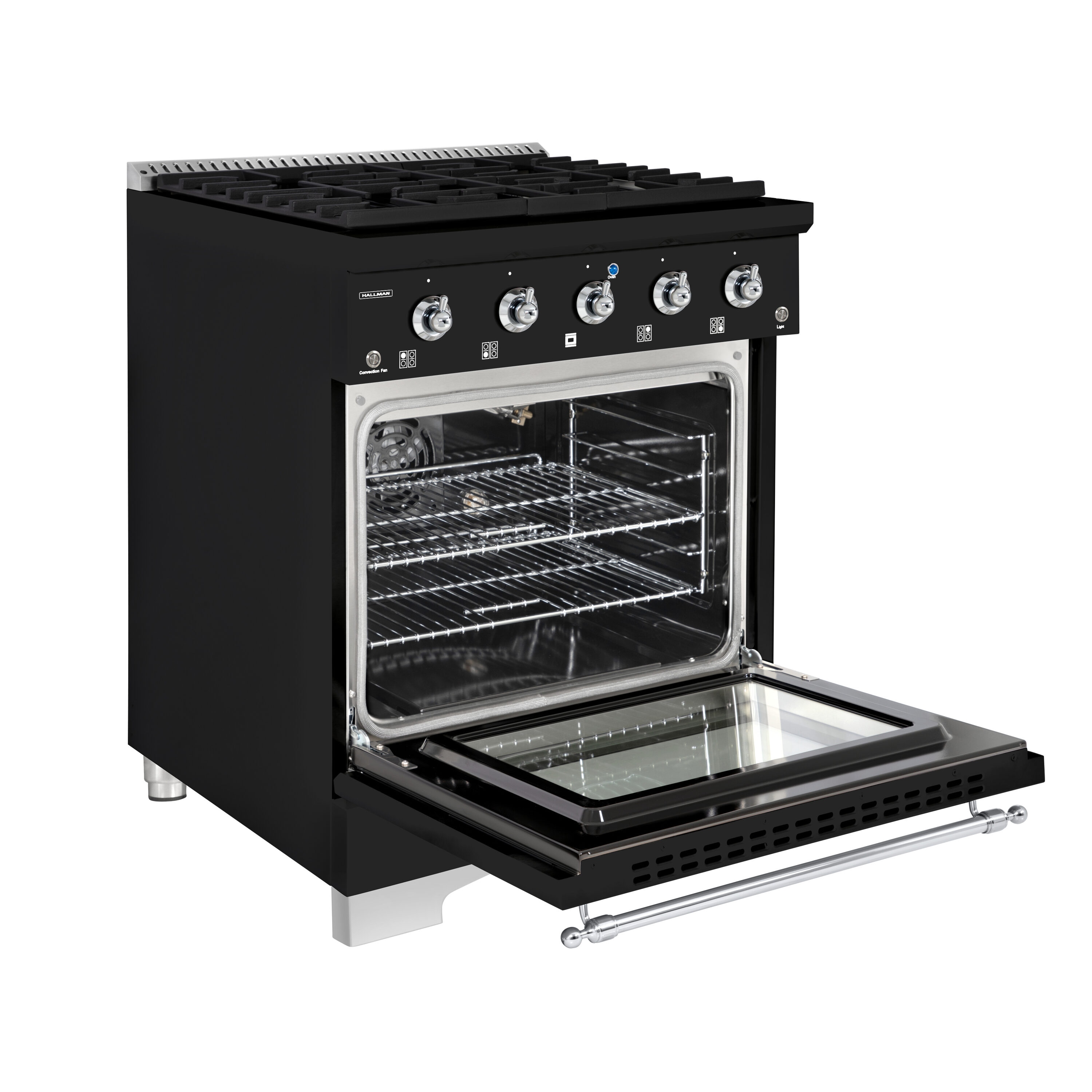 Hallman HCLRG30CMMG Freestanding-Gas-Ranges - View #4