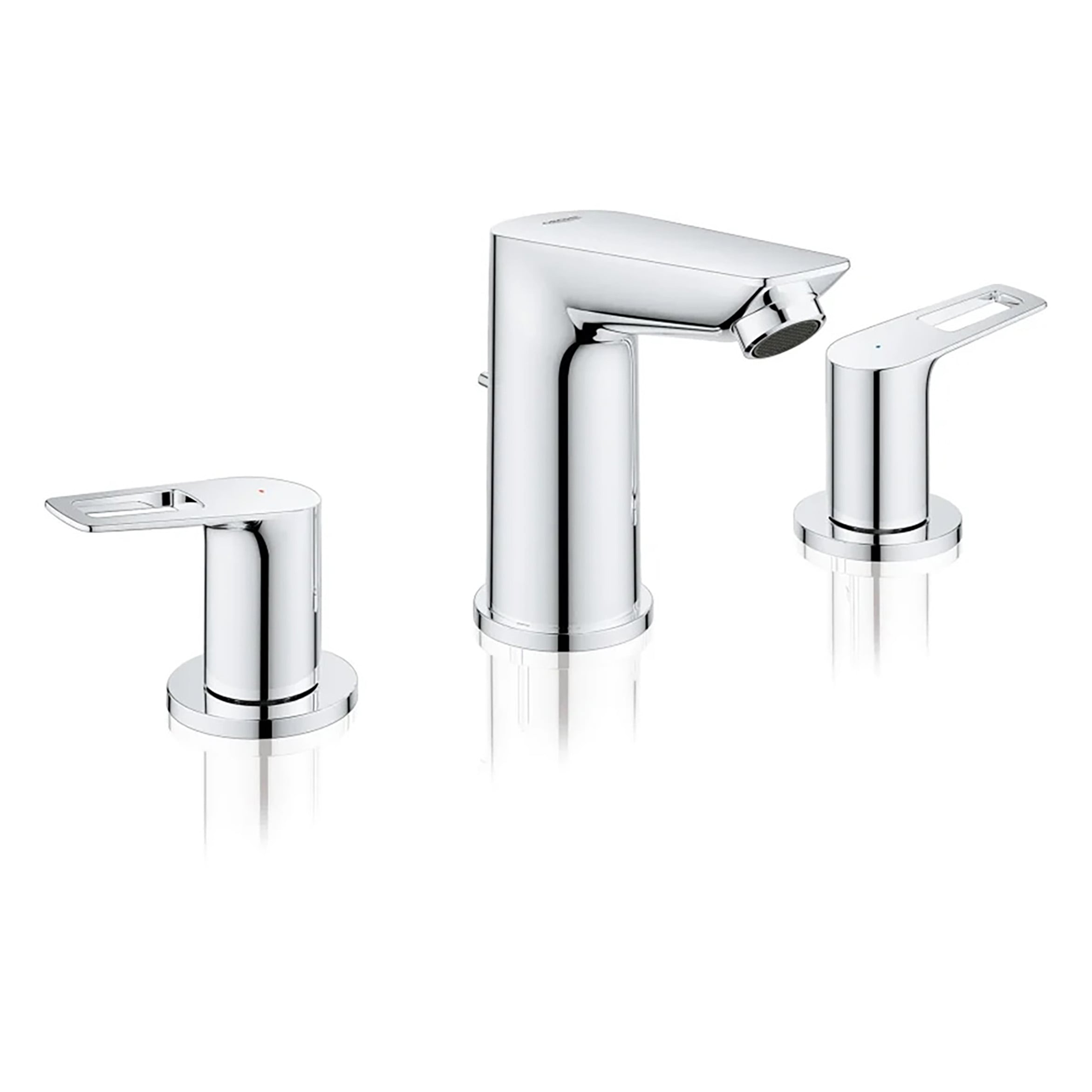 GROHE Starlight Chrome Widespread 2 Handle Bathroom Sink Faucet In The   65759721 