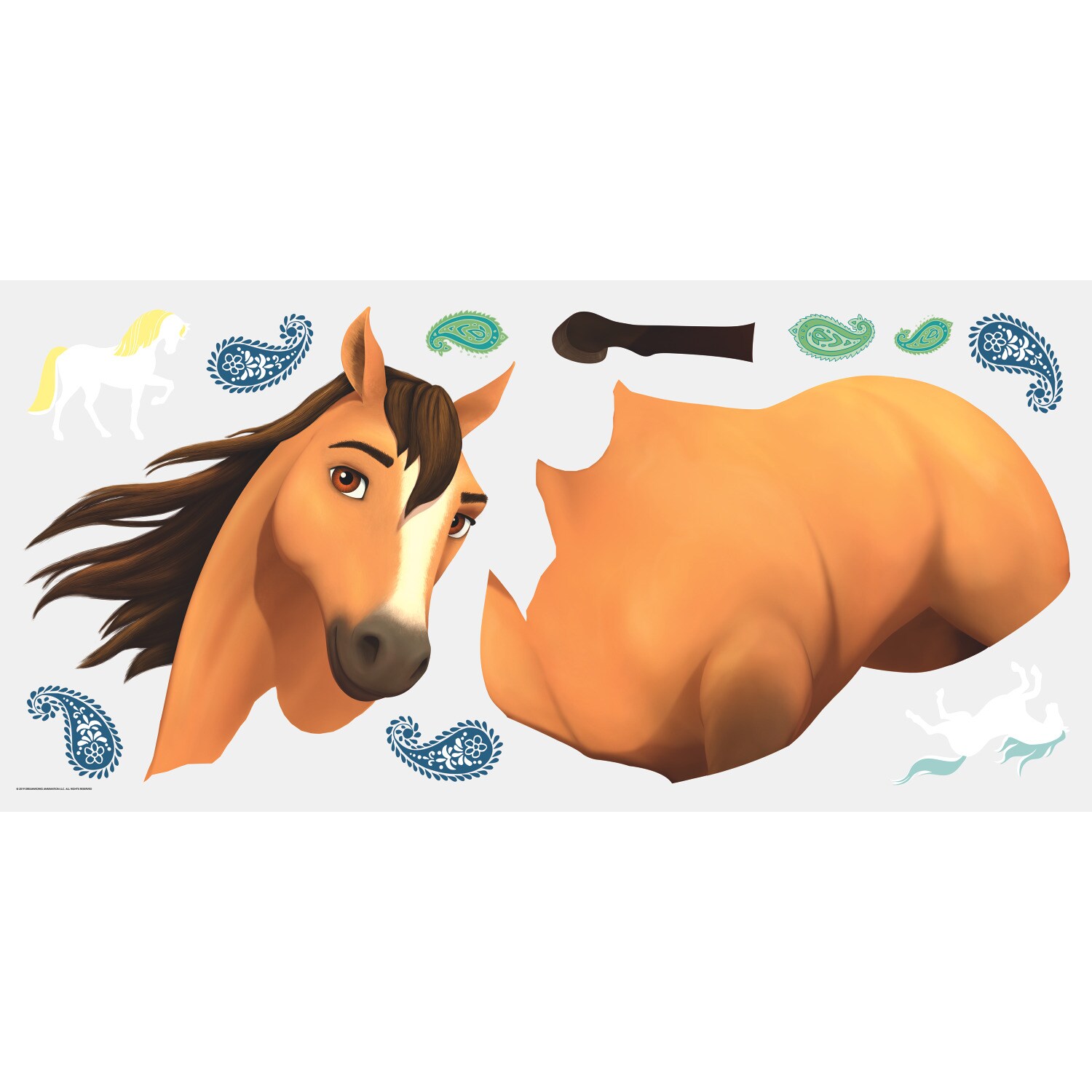 Spirit Riding Free Giant Peel and Stick Wall Decals