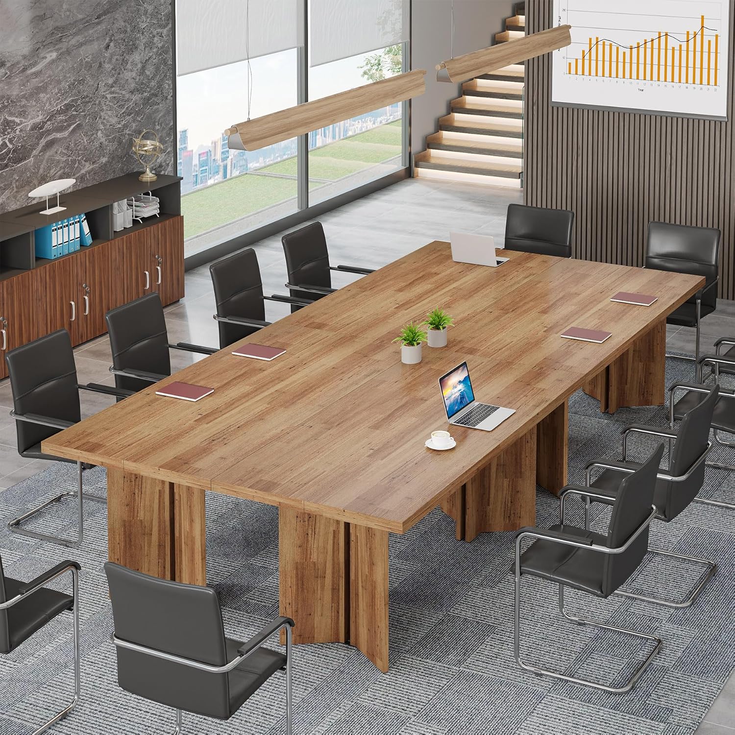 Tribesigns LWOYJL-1153YY Office-Tables - View #3