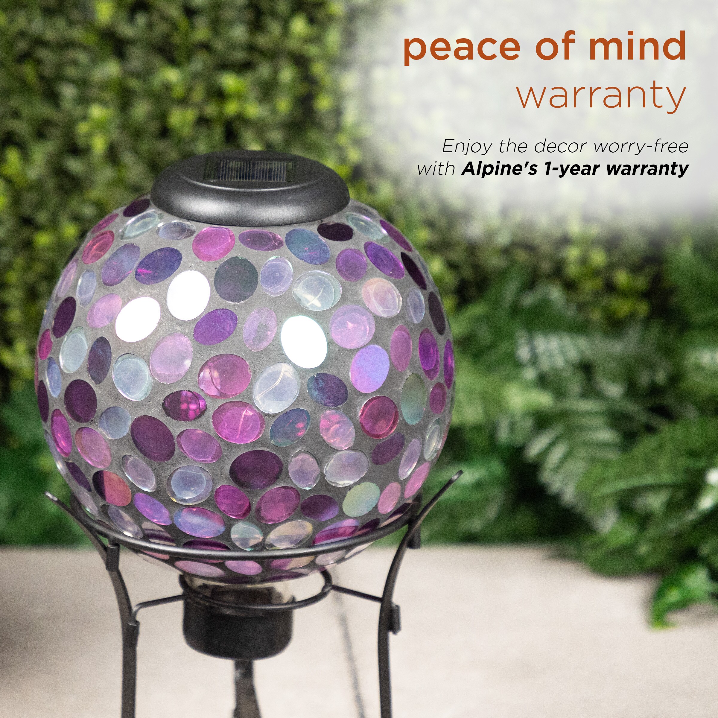 Alpine Corporation GRS647A-SLR Gazing-Ball-Stand - View #10