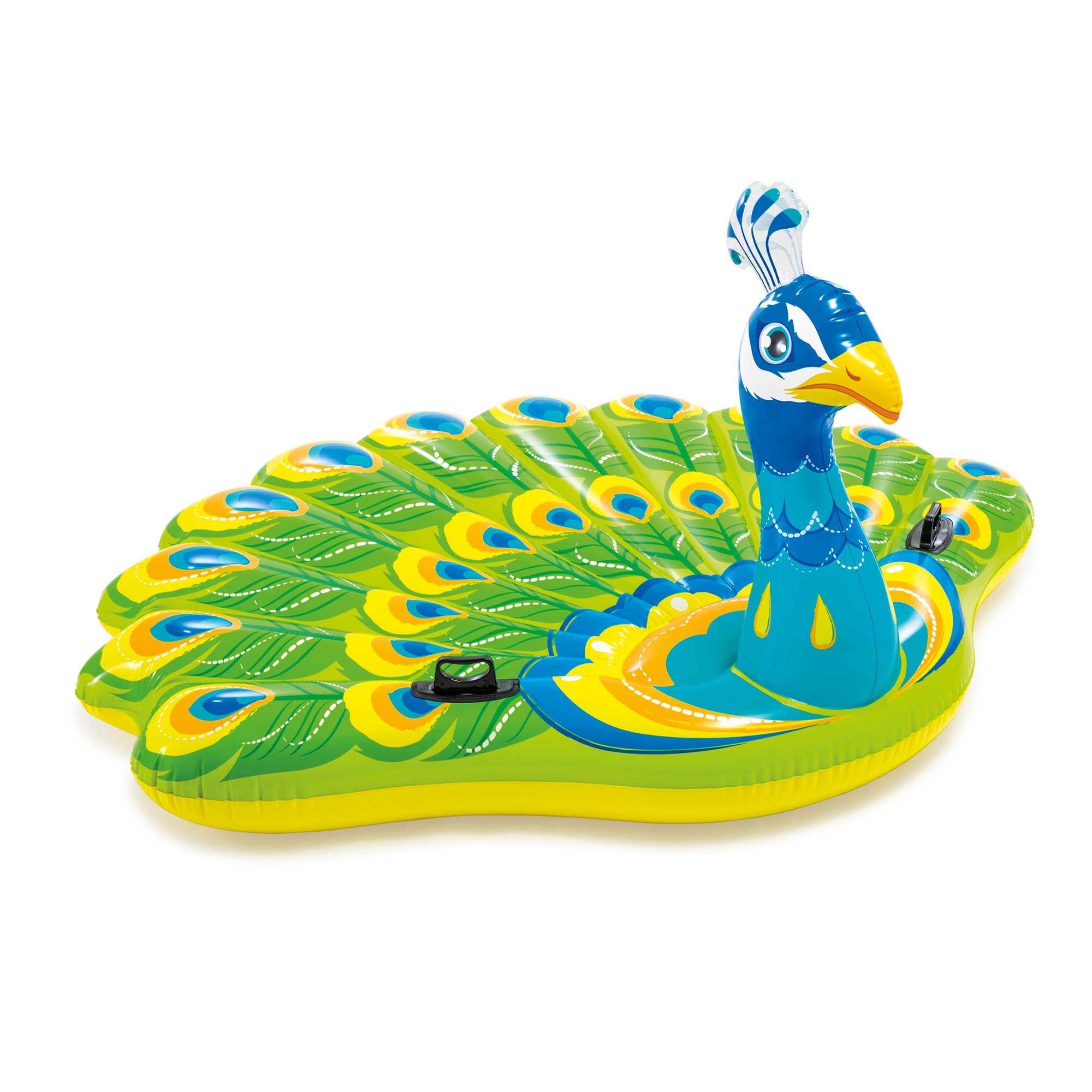 Intex 86132 76-in x 64-in 1-Seat Green/Blue Inflatable Raft