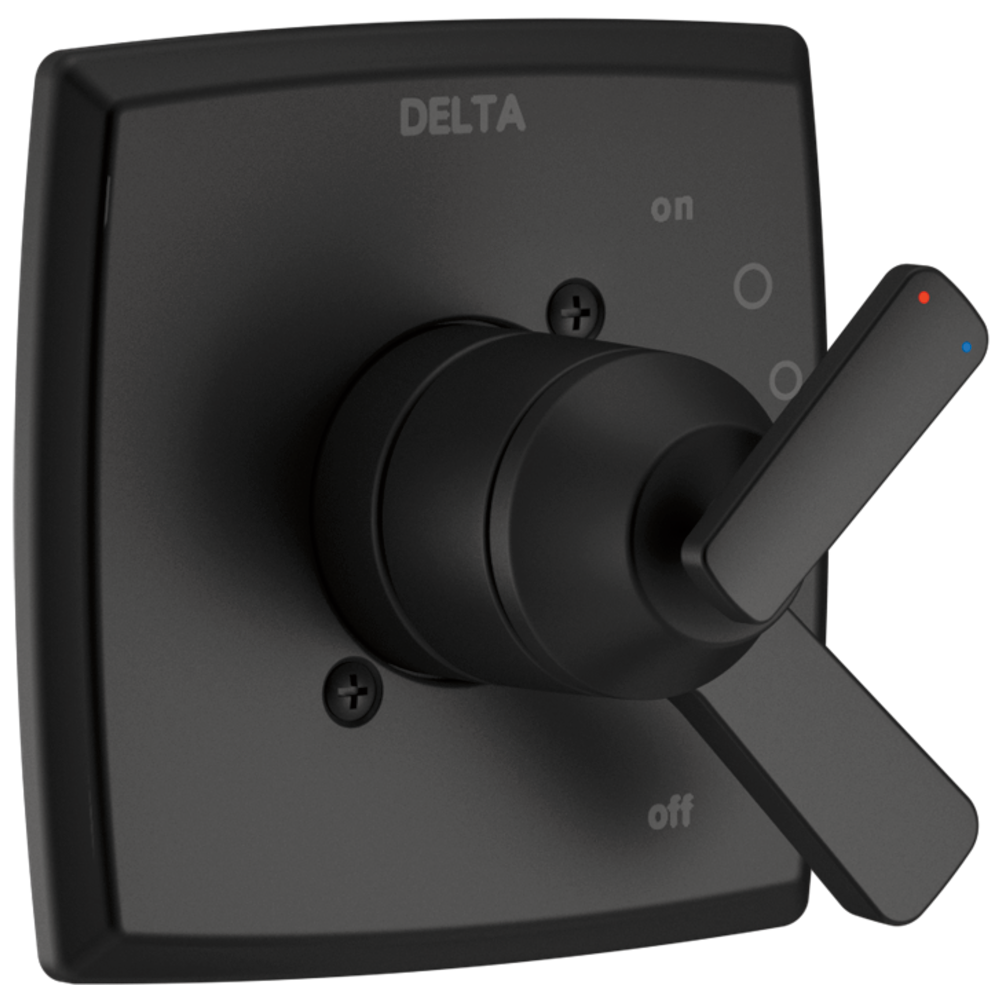 Delta T17064-BL Ashlyn Matte Black 3.25-Inches Universal Bathtub/Shower Trim ring 0.5-Inches -ID