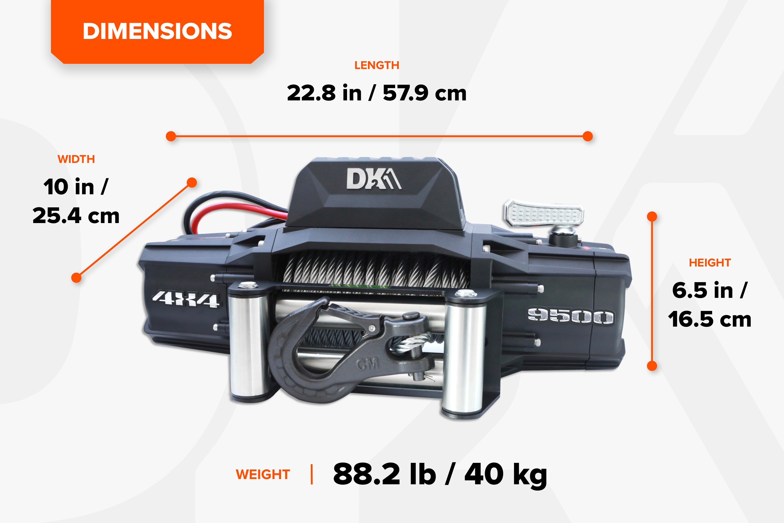 DK2 S9500 Winches-Accessories - View #5