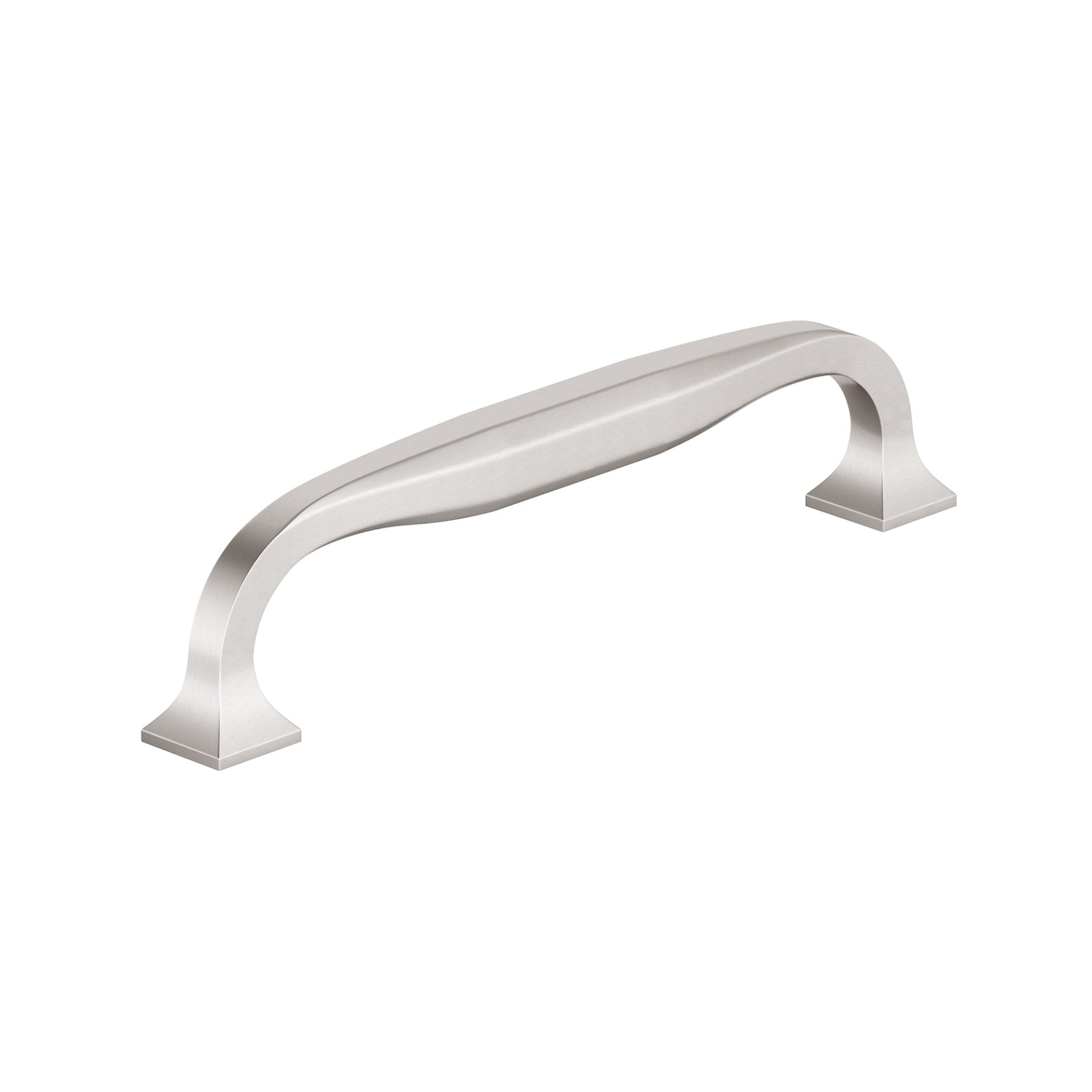 Richelieu 392108195 Dorchester 8-in , 203mm Center to Center Brushed Nickel Arch Handle For Use on Appliances Drawer Pulls