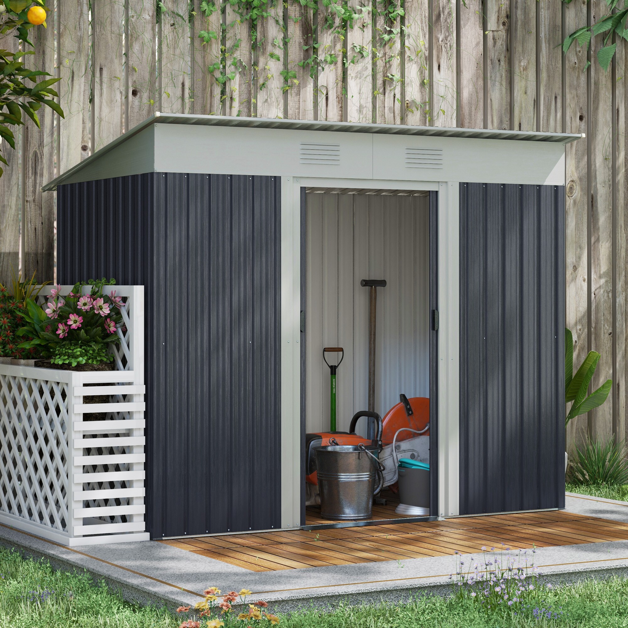 ToolCat BZ-3-134-SN Metal-Storage-Buildings-Sheds - View #11