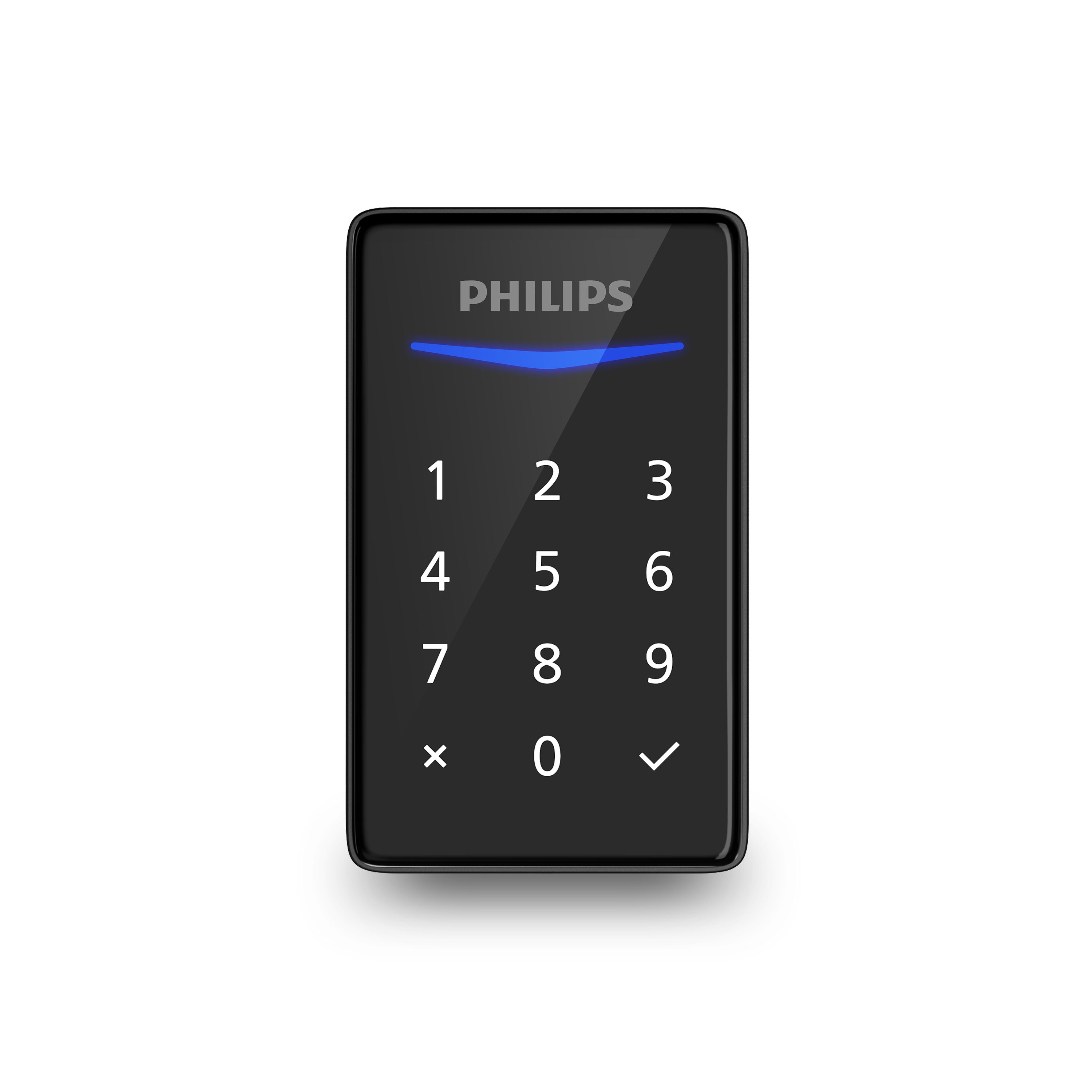 Philips DDL210X-12H MB Home Access 1000 Series Matte Black Electronic Deadbolt Touchscreen Keypad