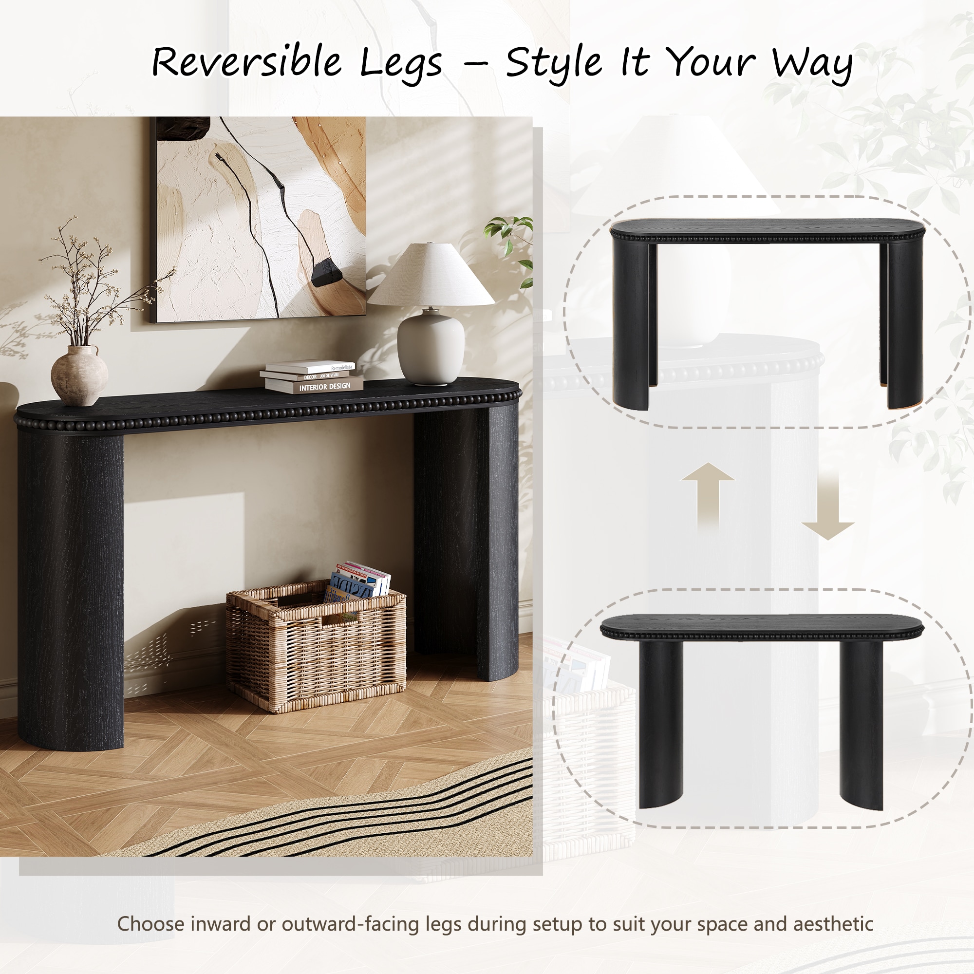 ModernLuxe L3P-N760P286010B Console-Sofa-Tables - View #2