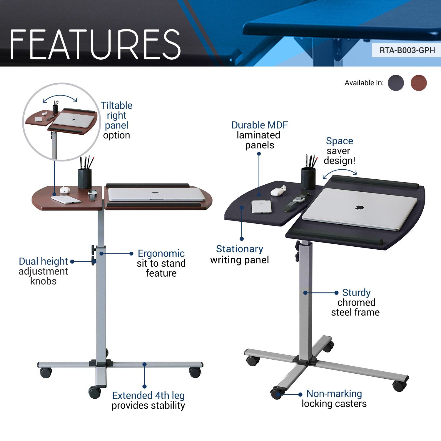 JASMODER RTA-B003-GPH06 desks - View #6