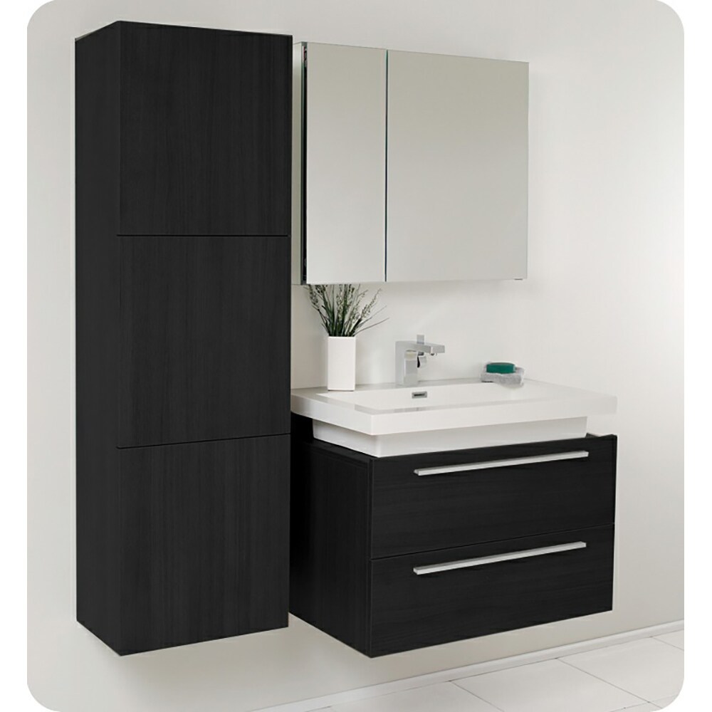 Fresca FCB8080BW-I Bath-Vanity-Combo - View #7