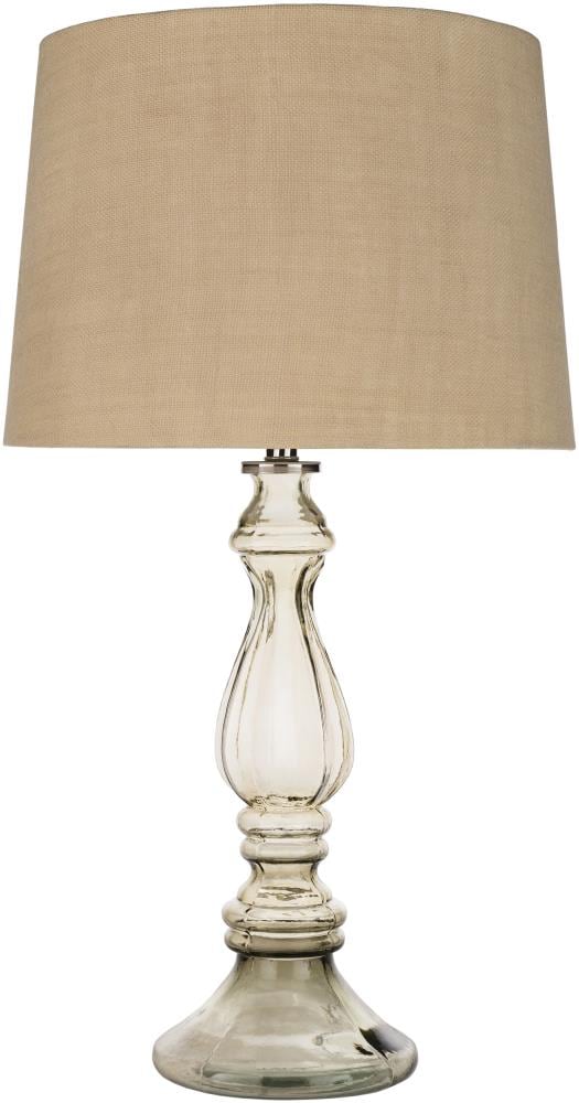Surya NMN-002 Newman 29-in Khaki 3-way Table Lamp with Linen Shade