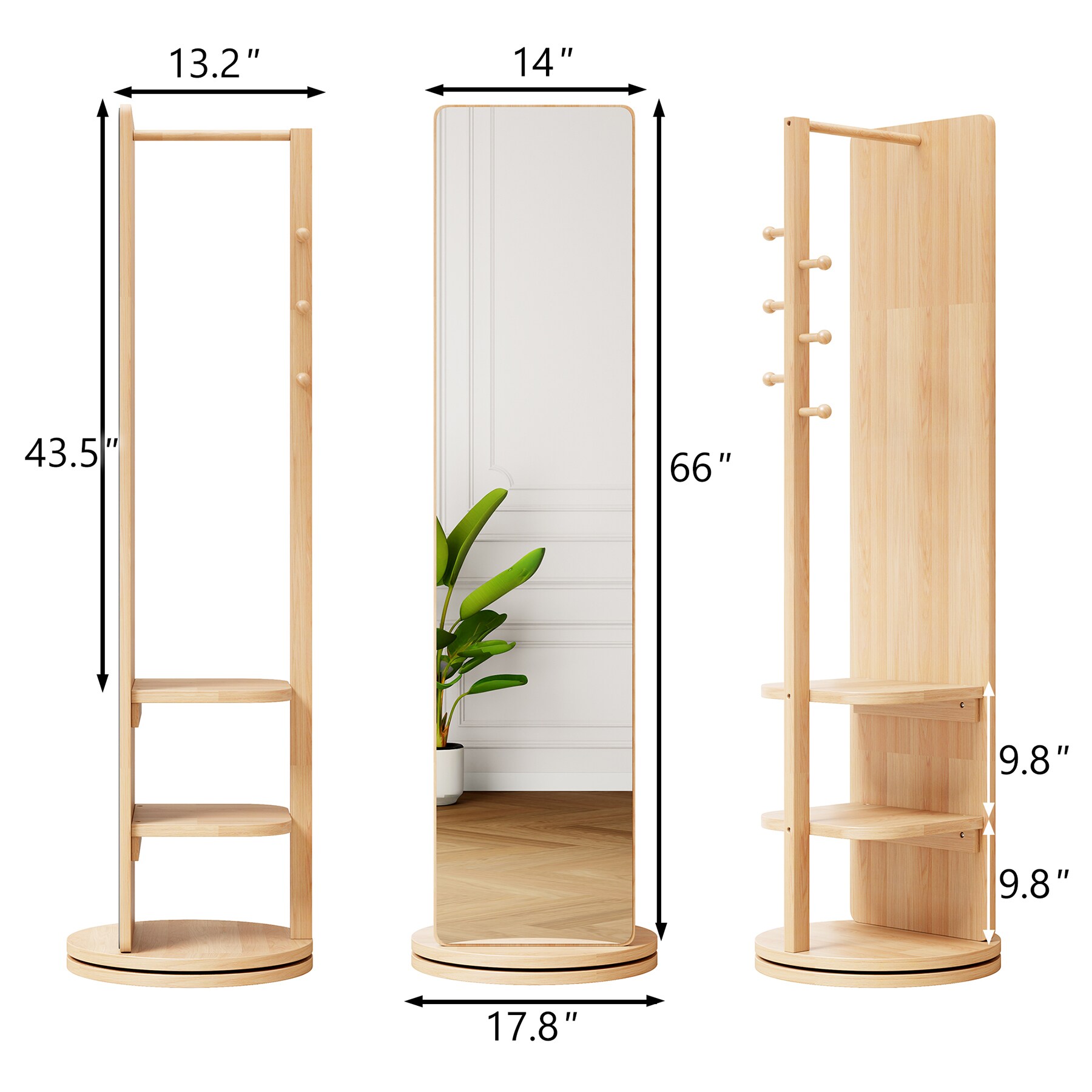 SINOFURN SYE6900012WT Decor-Mirrors - View #4