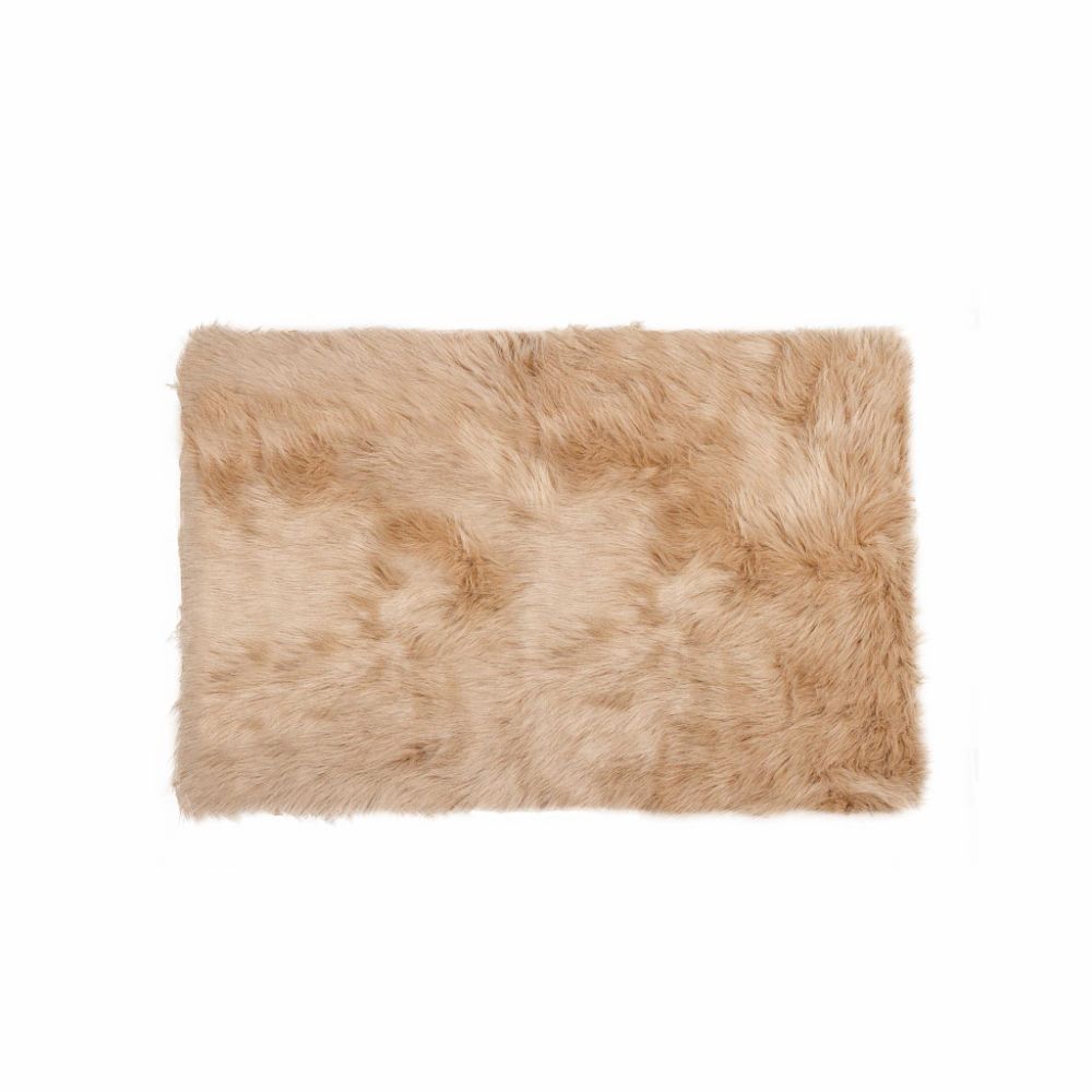 HomeRoots 317171 Josephine 3 x 5 (ft) Polyester Tan Rectangular Indoor Area rug