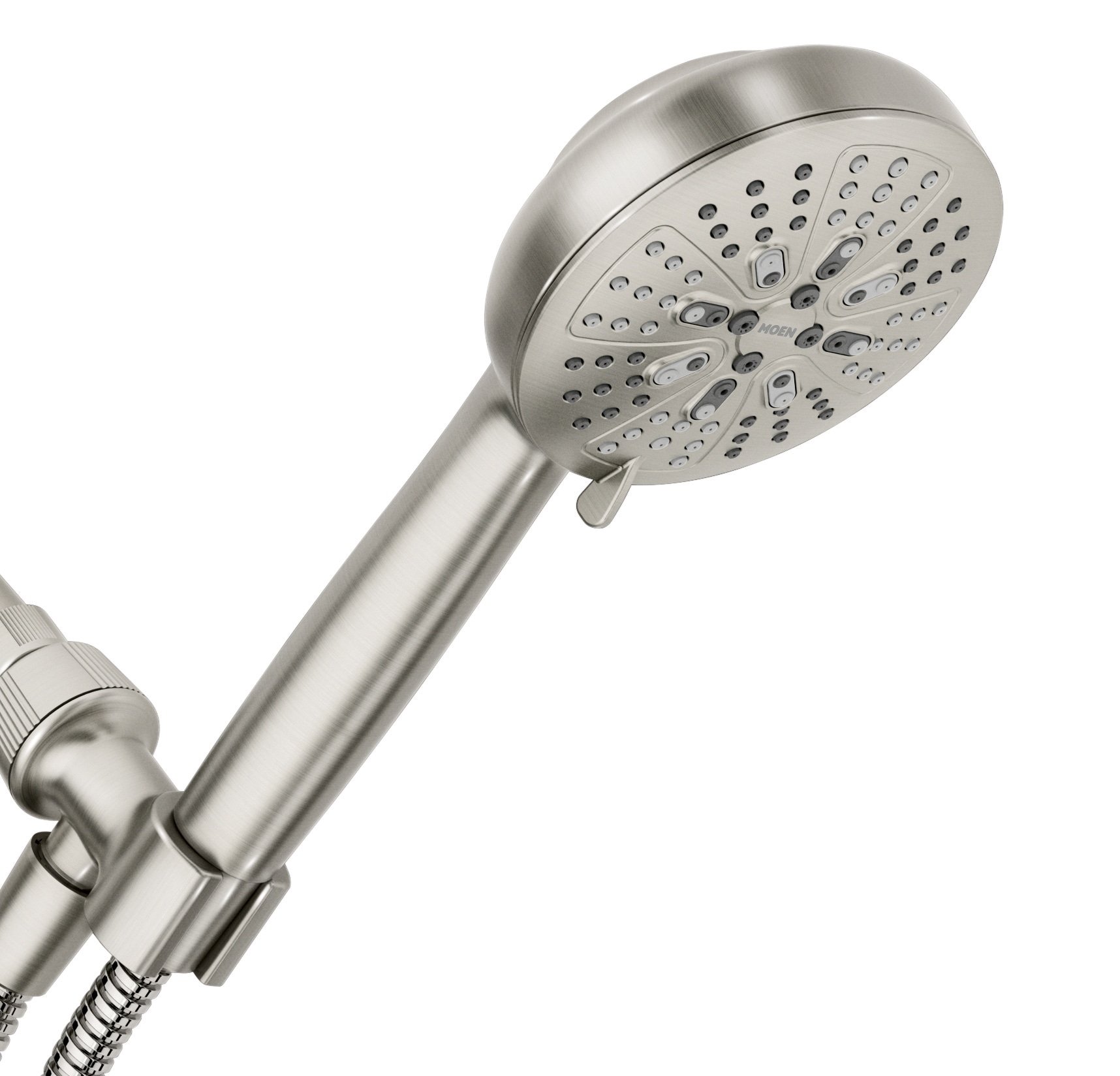 Moen HydroEnergetix Spot Resist Brushed Nickel Handheld Shower Head 1. ...