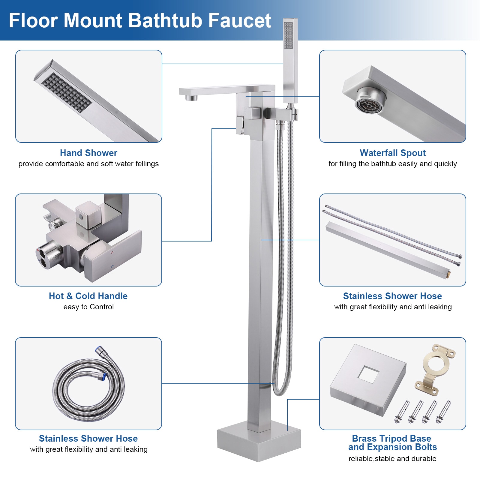 WOWOW 3082000 Roman-Tub-Faucets - View #5