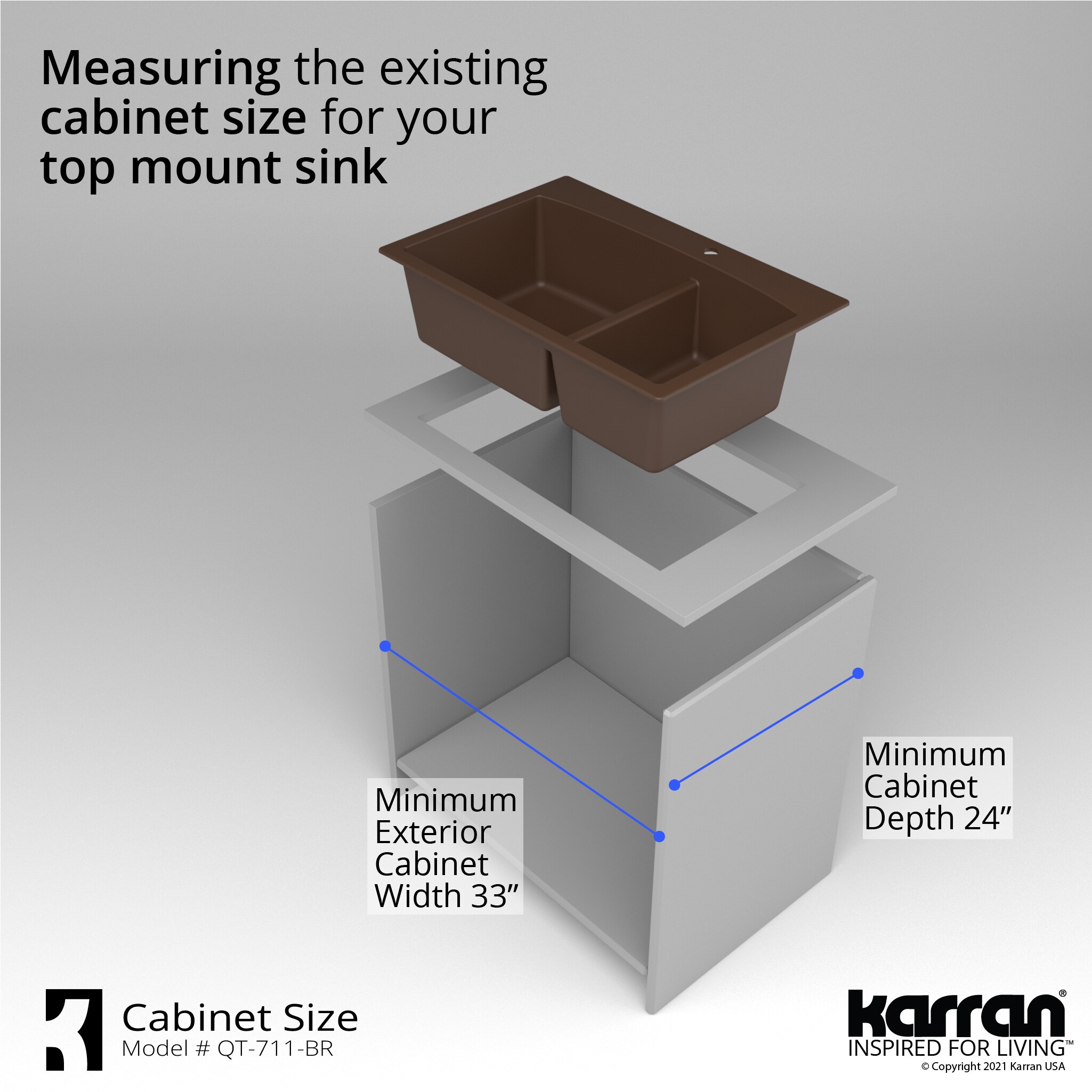 Karran QT-711-BR-PK1 Kitchen-Sinks - View #11