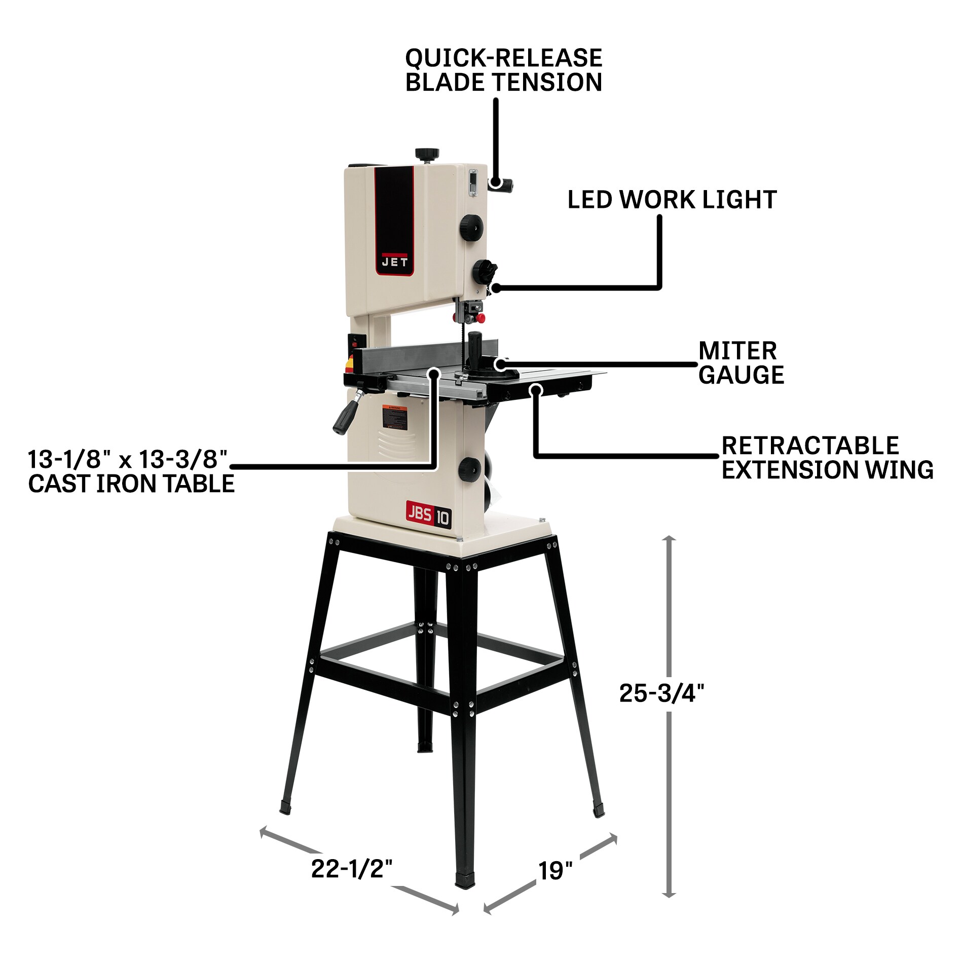 JET JT9-714000 Band-Saws - View #2