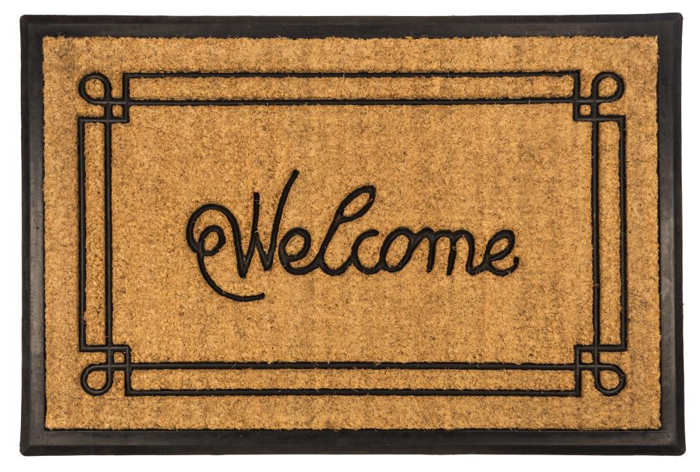 Entryways Blank Thick Hand Woven Coir Outdoor Doormat- - On Sale