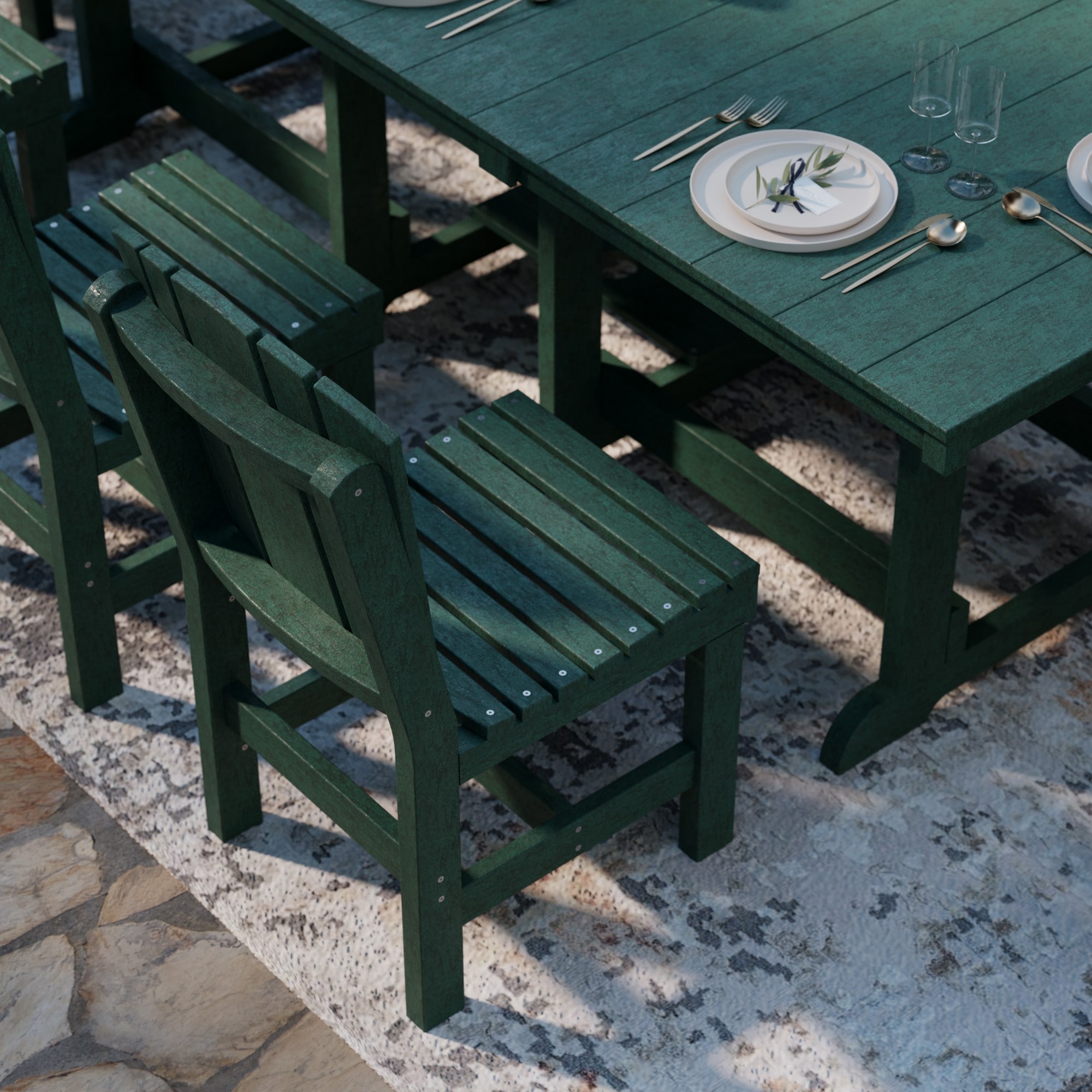 Wildridge LCC-190-TG Patio-Dining-Sets - View #3