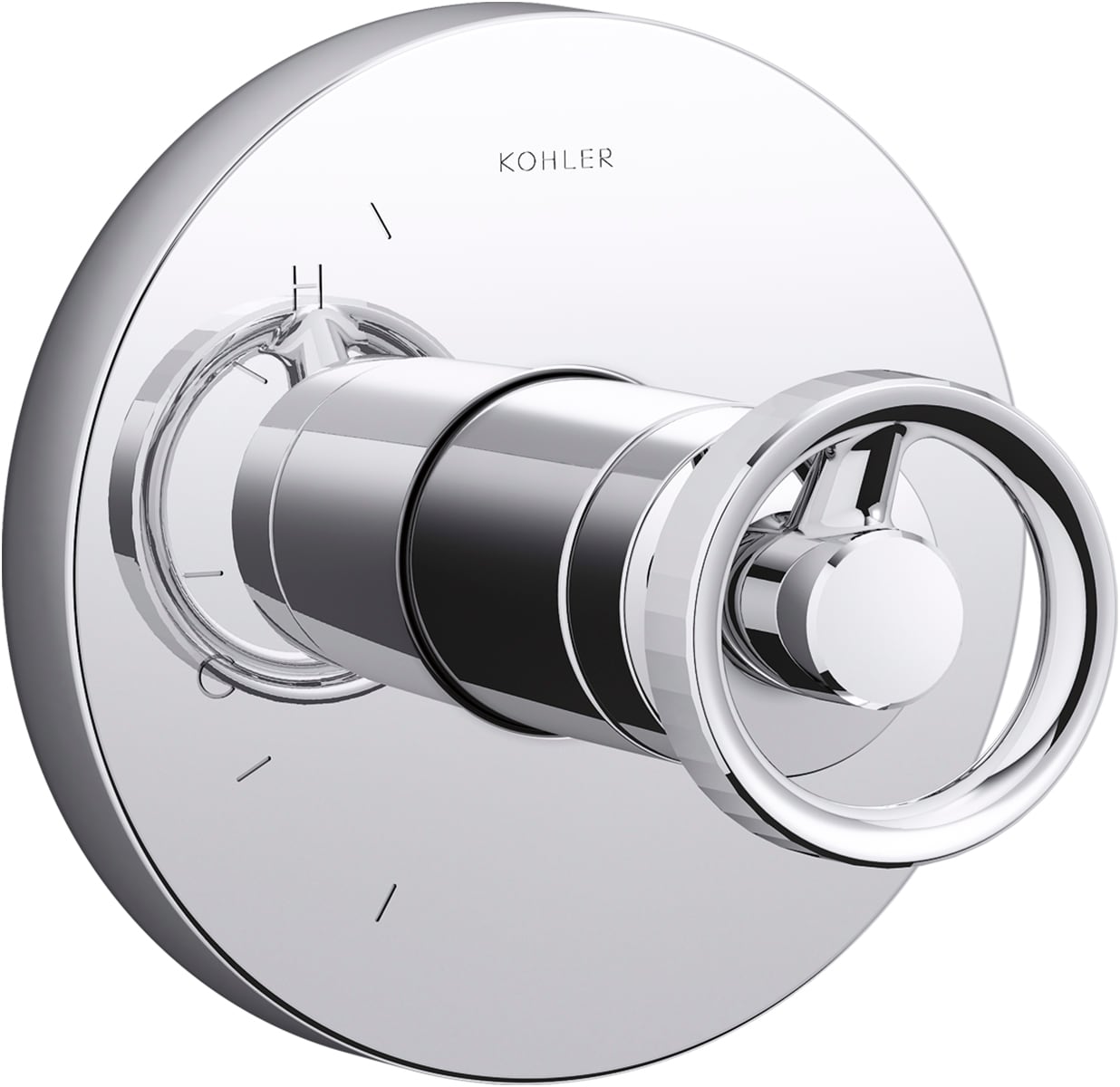 KOHLER K-TS78015-9-CP Polished Chrome Knob Shower Faucet Handle