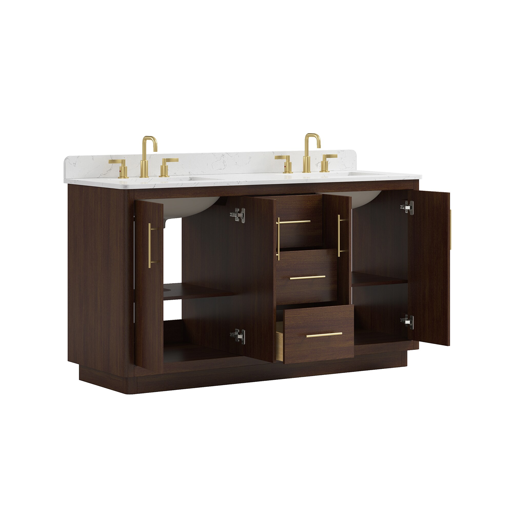 DELUXE LIVING V24002-60WT Bath-Vanity-Combo - View #12