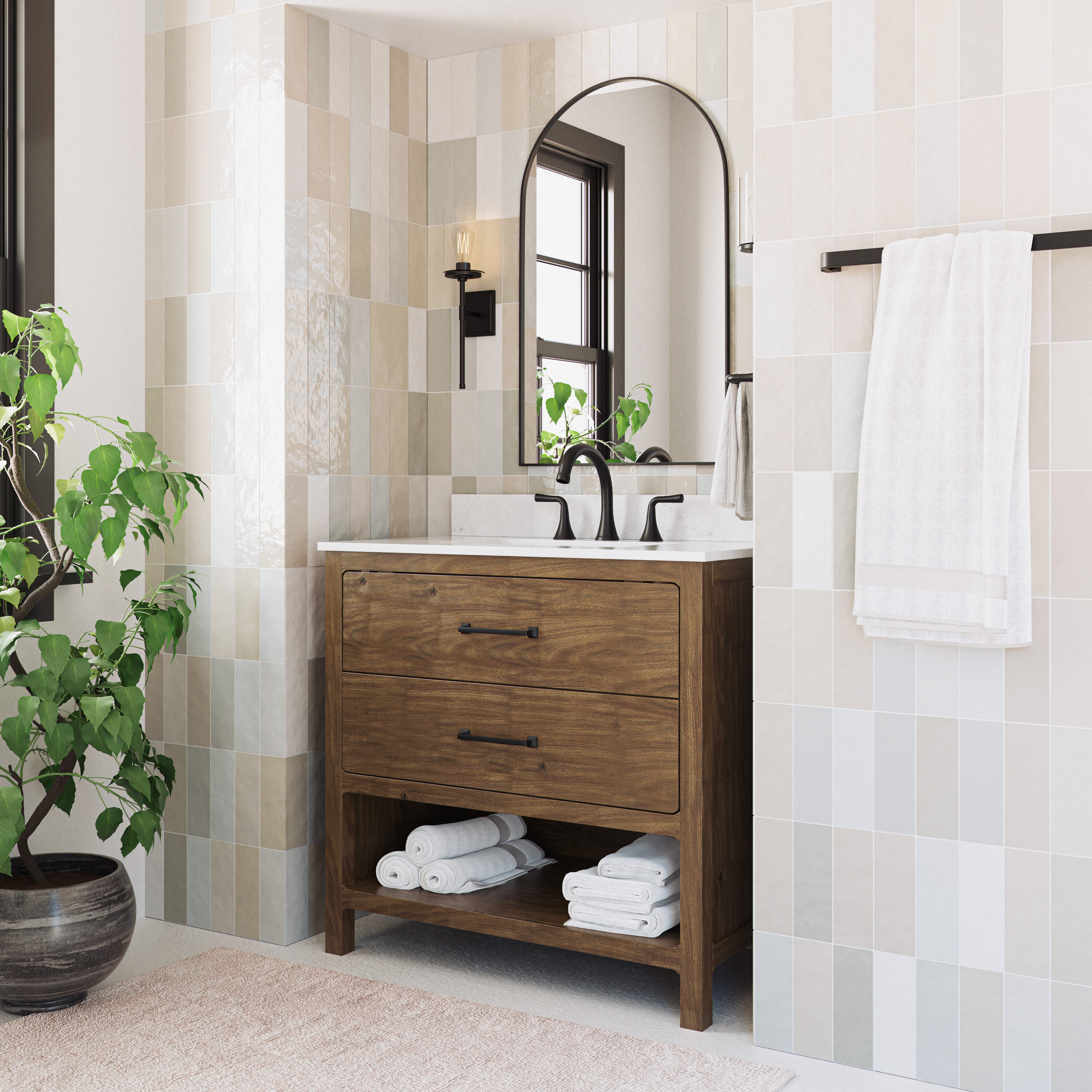 allen + roth LWSLH36V Bath-Vanity-Combo - View #3