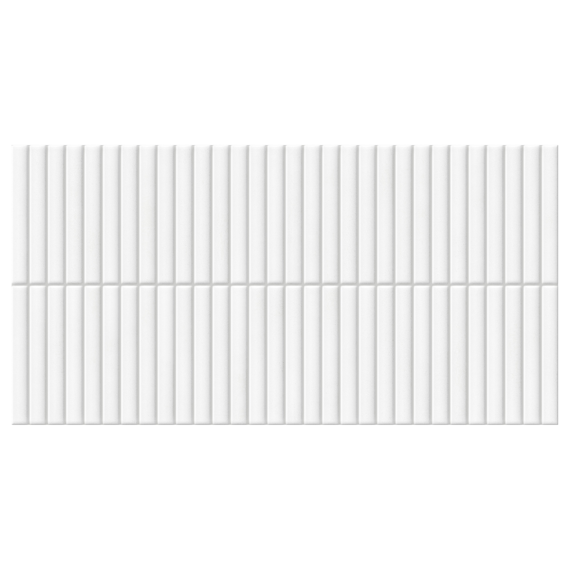 Giorbello G8305 Lingot White 12-in x 24-in Glazed Porcelain Subway Wall Tile ( 10.76-sq ft Carton )
