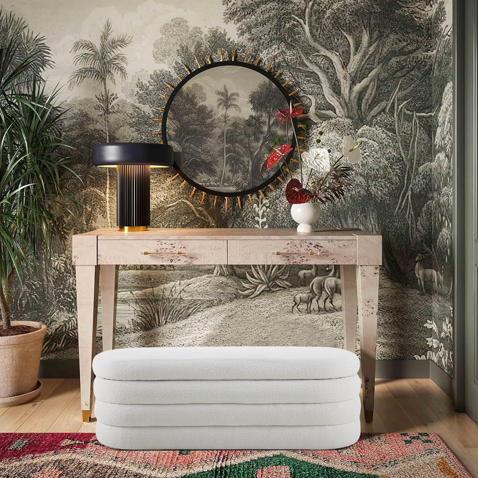 BWE A-9STOOL-04-WH Indoor-Ottomans - View #6