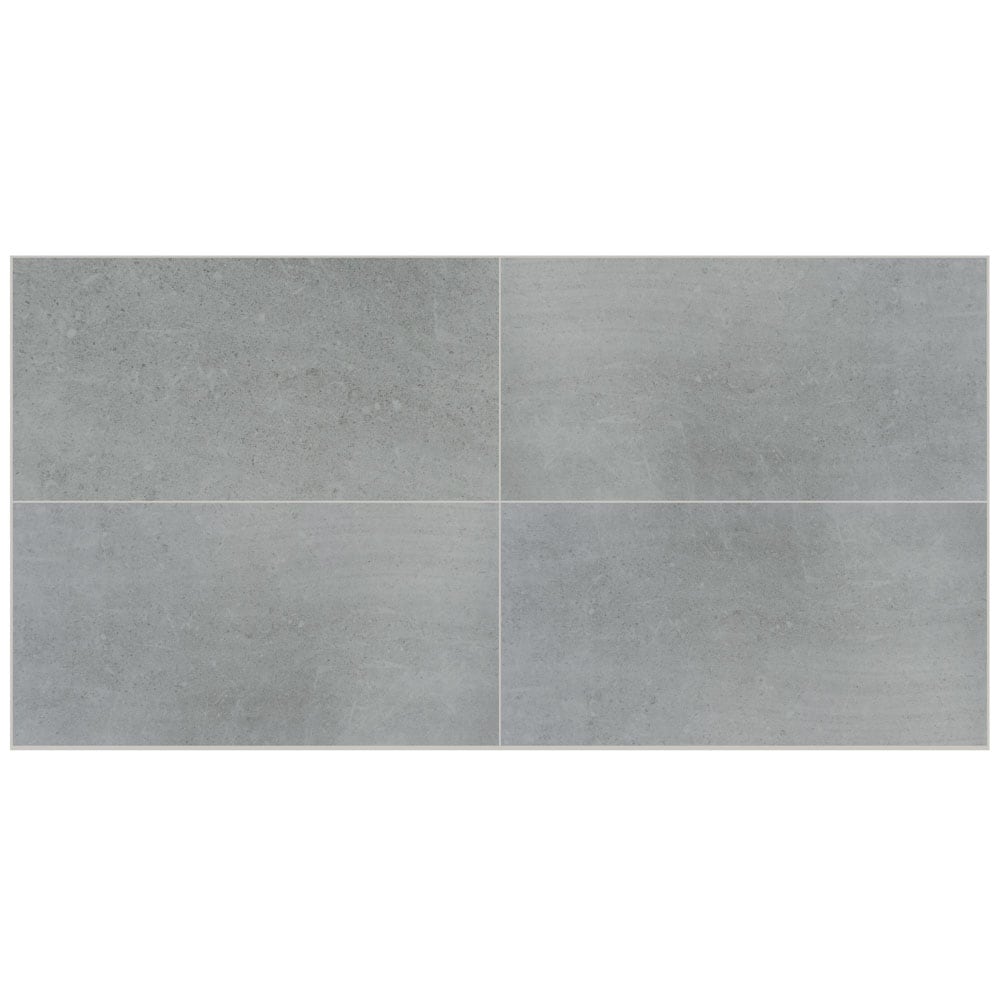 Gallery Grey 12-in x 24-in Glazed Porcelain Floor and Wall Tile (1.93-sq. ft/ Piece) | - GBI Tile & Stone Inc. 1694009