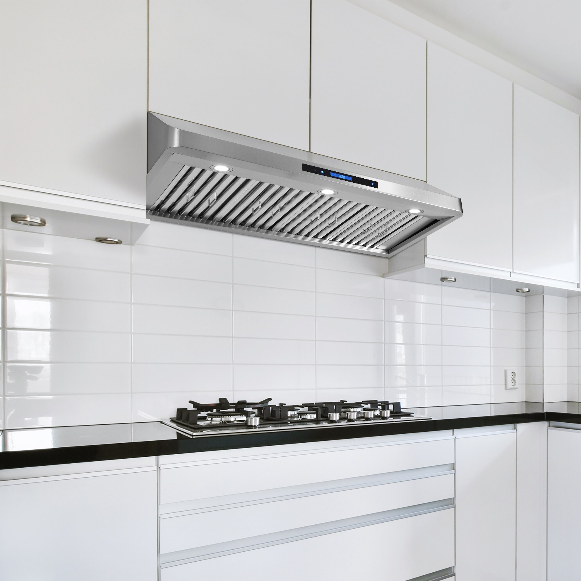 Cosmo Qs75 30-in 500-CFM Ducted Stainless Steel Under Cabinet Range Hoods  Undercabinet Mount