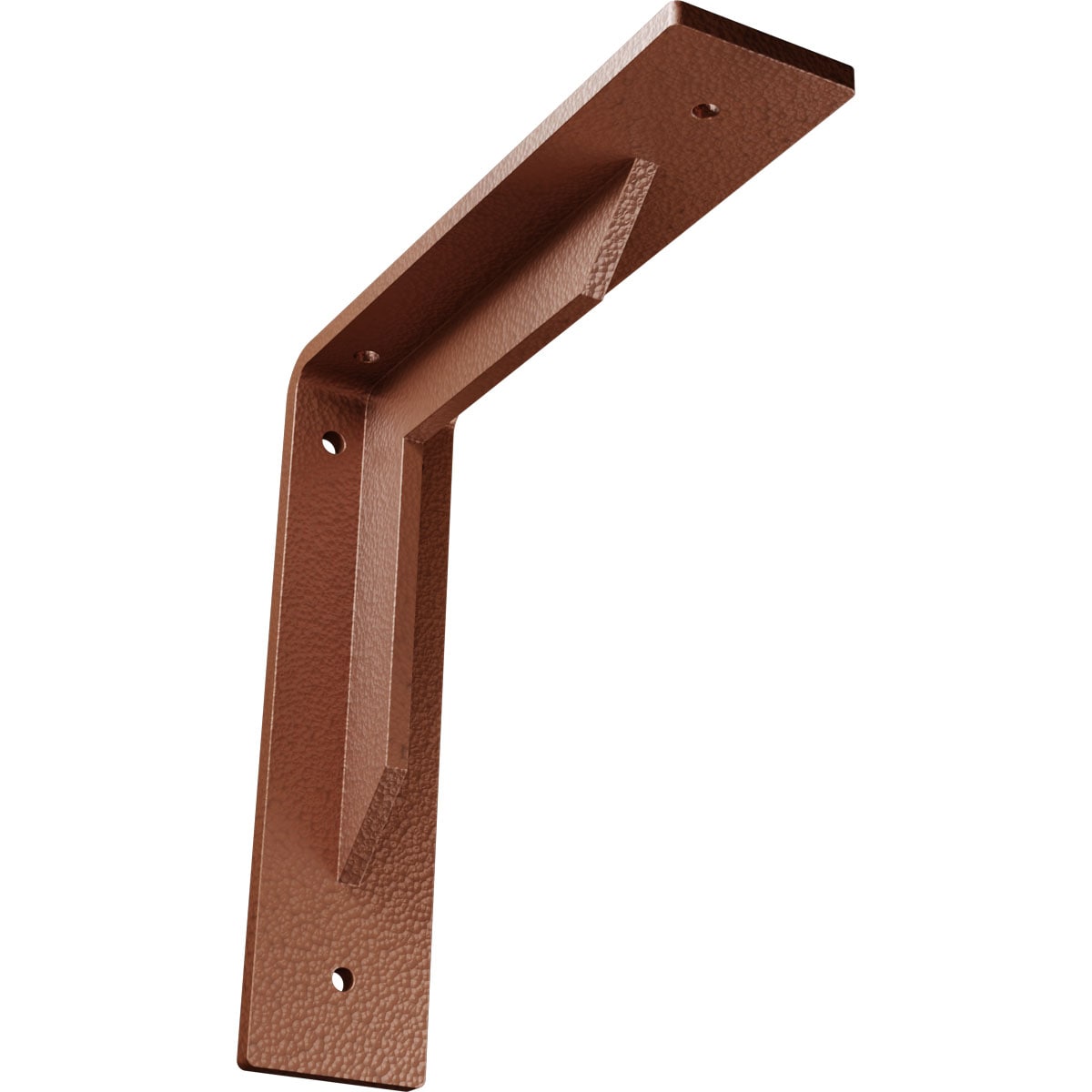 Ekena Millwork BKTM02X08X08STHCO Stockport 8-in x 2-in x 8-in Copper Steel Countertop support bracket